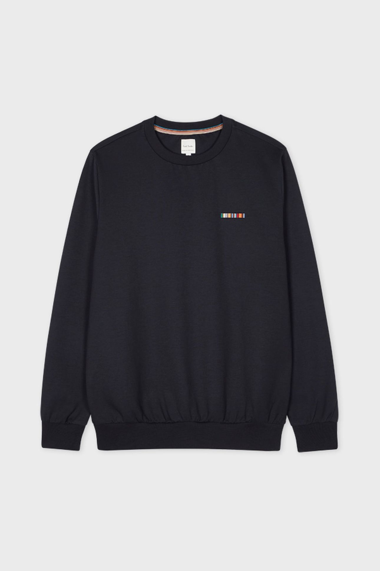 MENS SWEATSHIRT WITH CHEST EMBROIDERY VERY DARK NAVY 5
