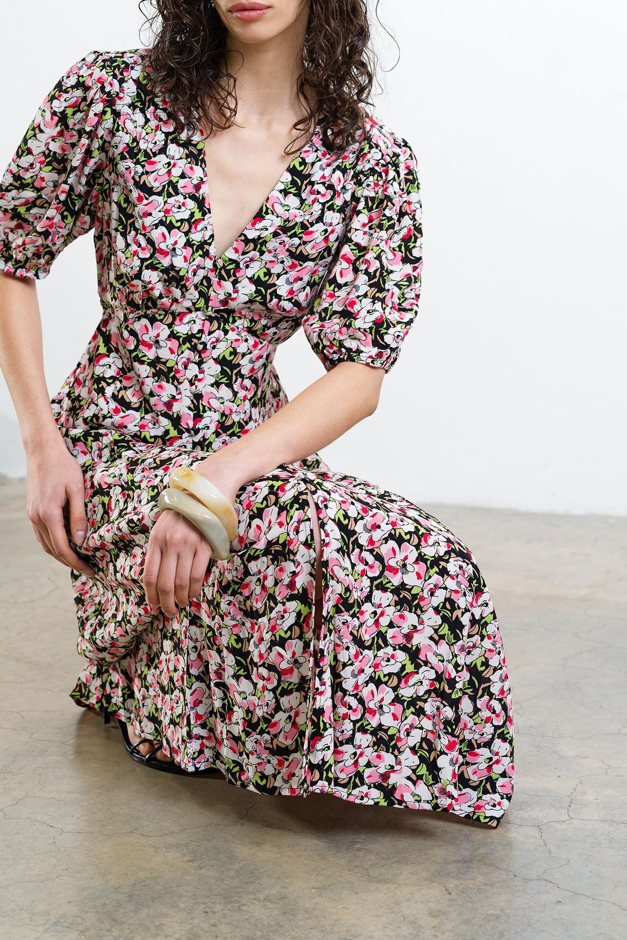 MOLLY LIZZIE TEA DRESS MULTI 5