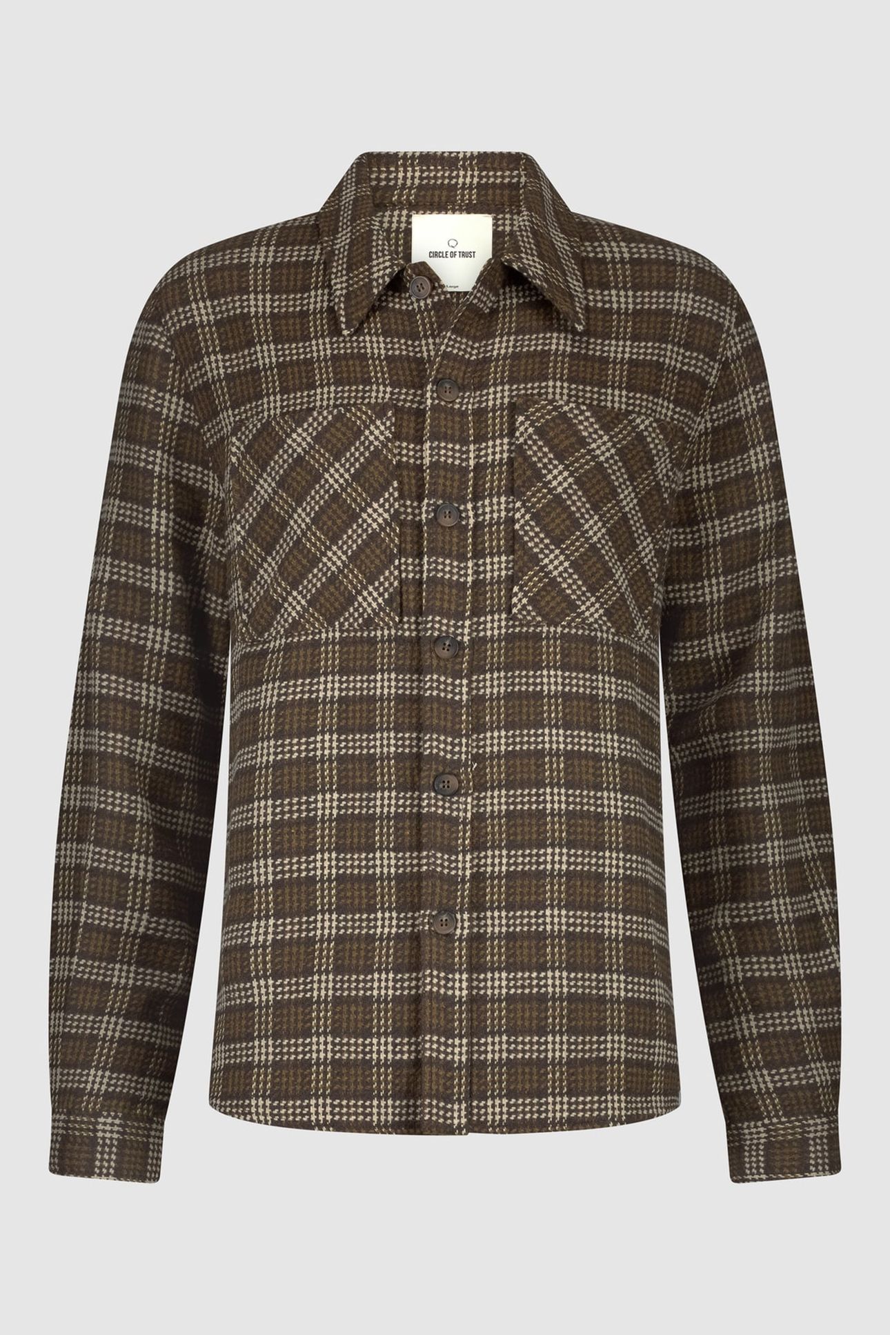 TOMMY OVERSHIRT CHOCOLAT 1