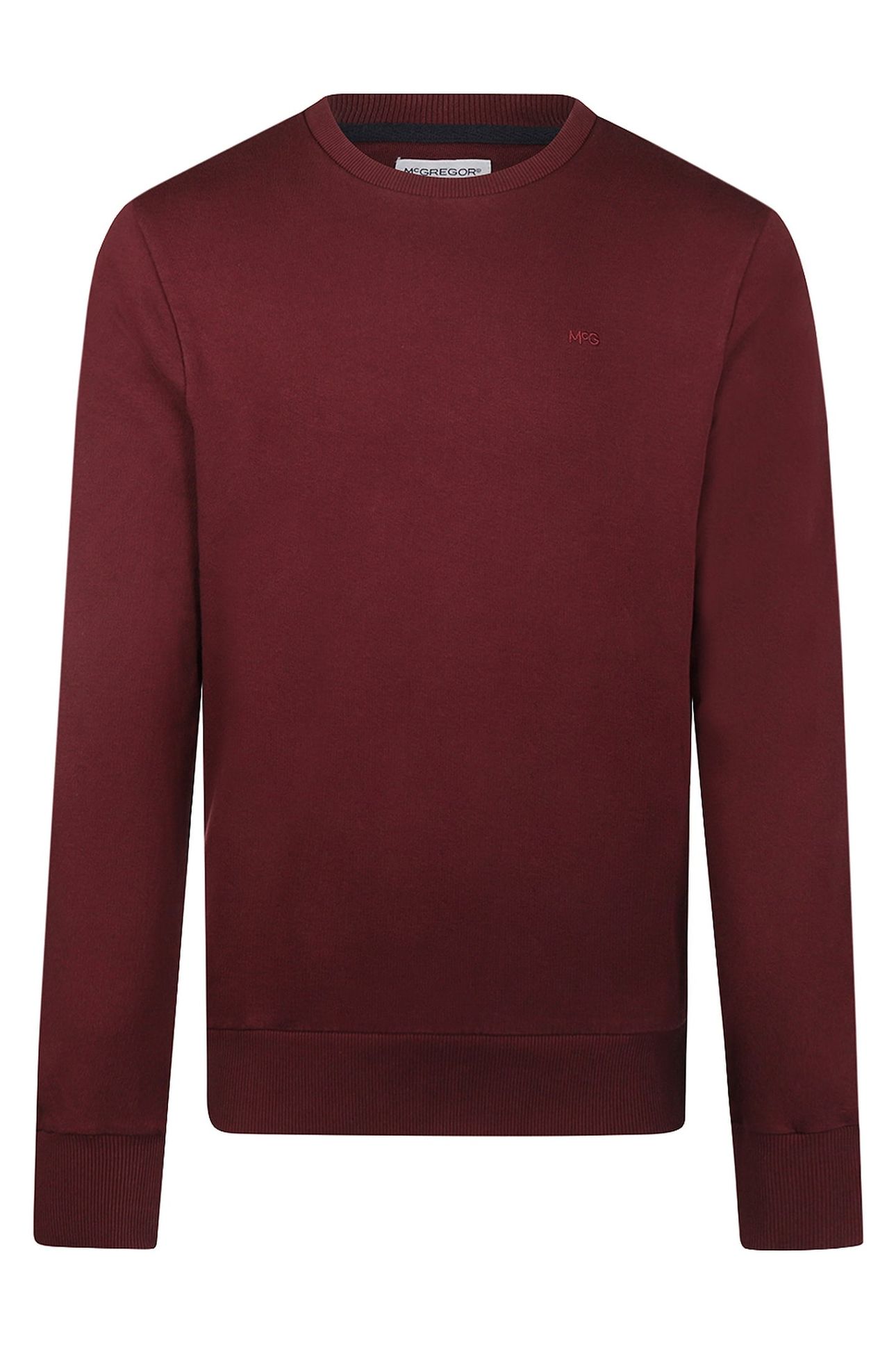 MCG LOGO CREW BURGUNDY 3