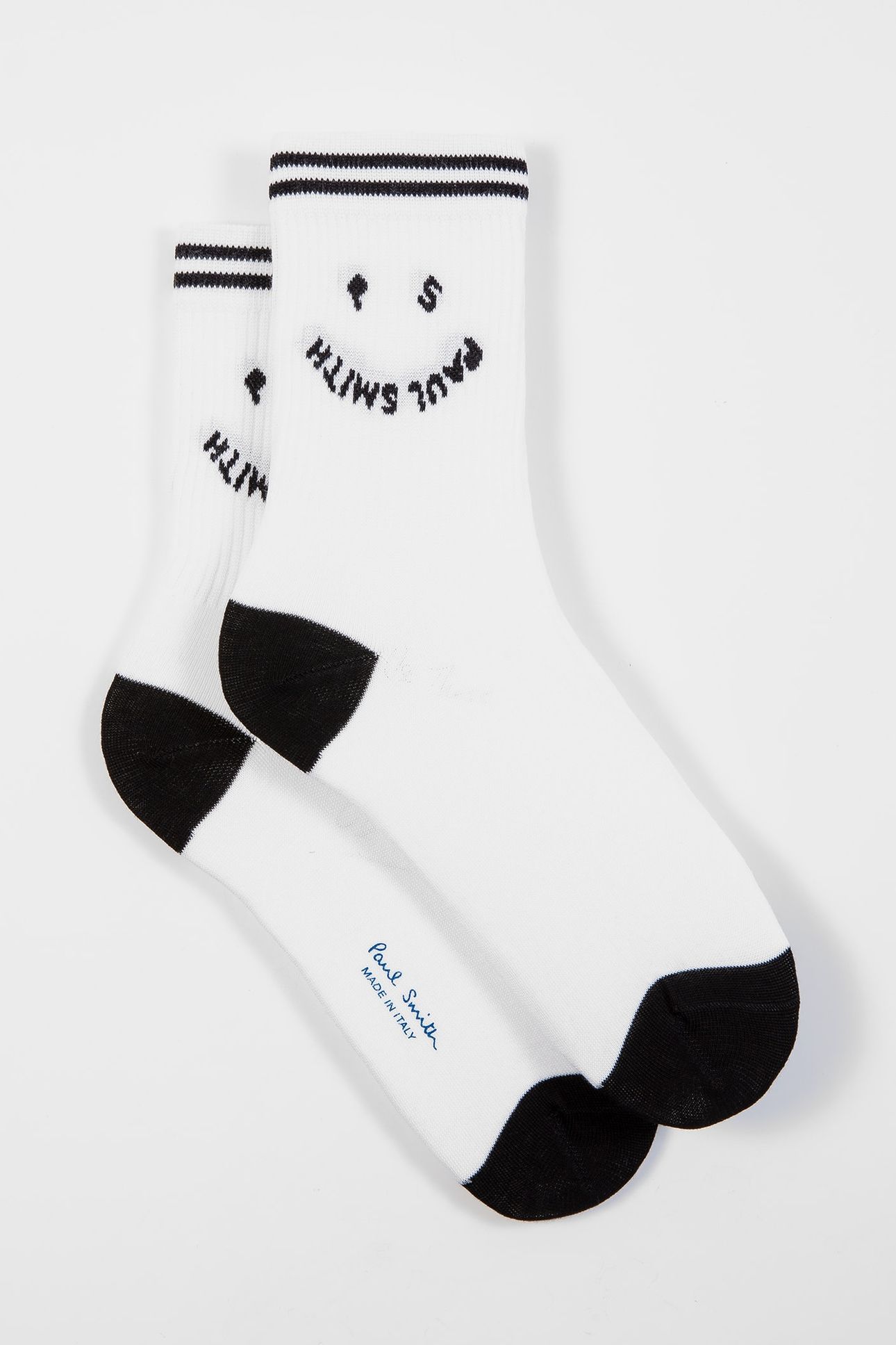 WOMEN SOCK RIB HAPPY OFF WHITE 4