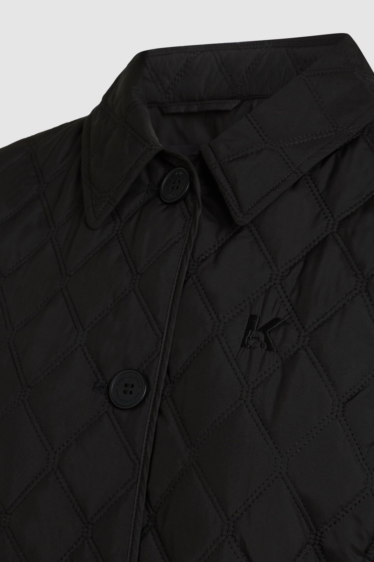 DIAMOND QUILT LIGHT JACKET BLACK 5