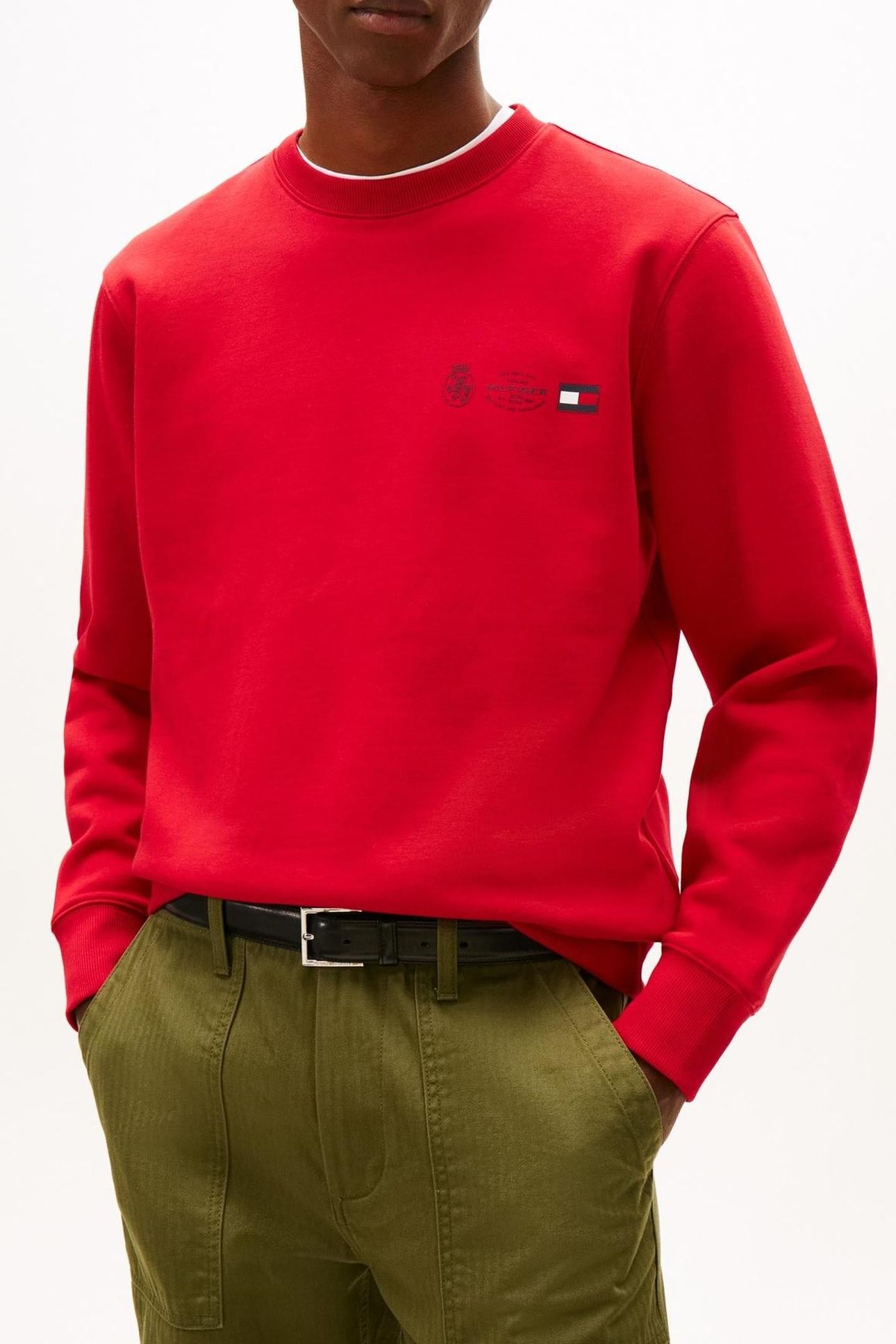 SMALL CREST OUTLINE MEDIUM RED 1