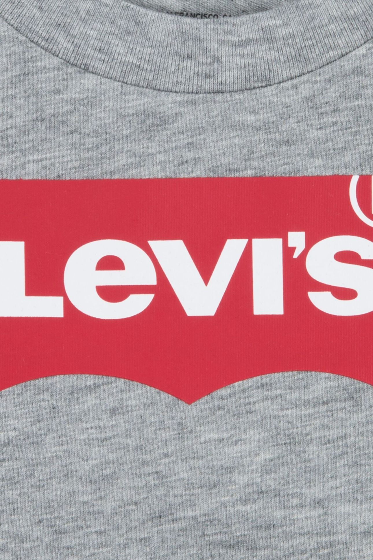 BOYS S/S BATWING TEE GREY HEATHER 3