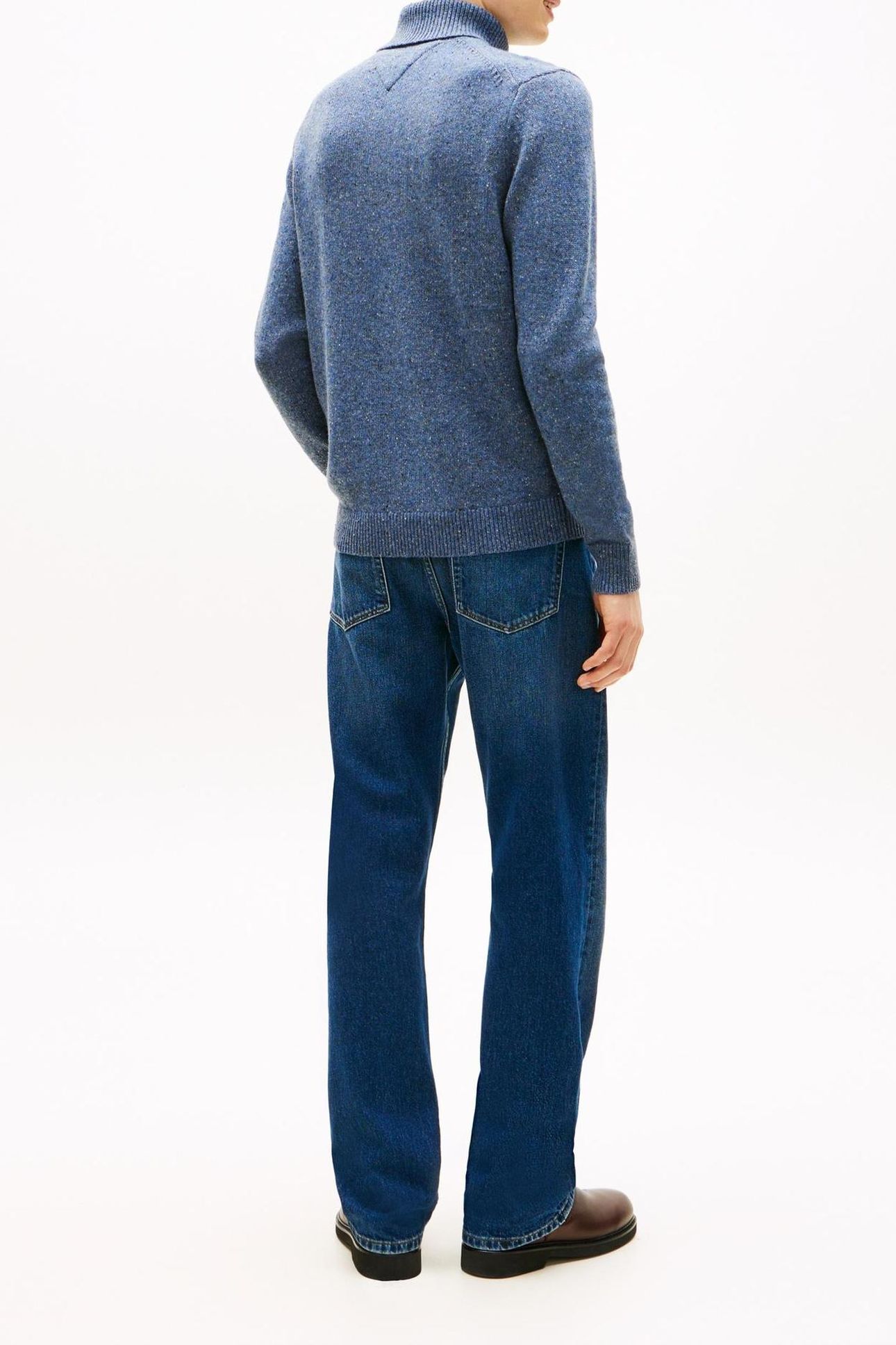 LAMBSWOOL BLEND DONE PETROL BLUE HEATHER 3