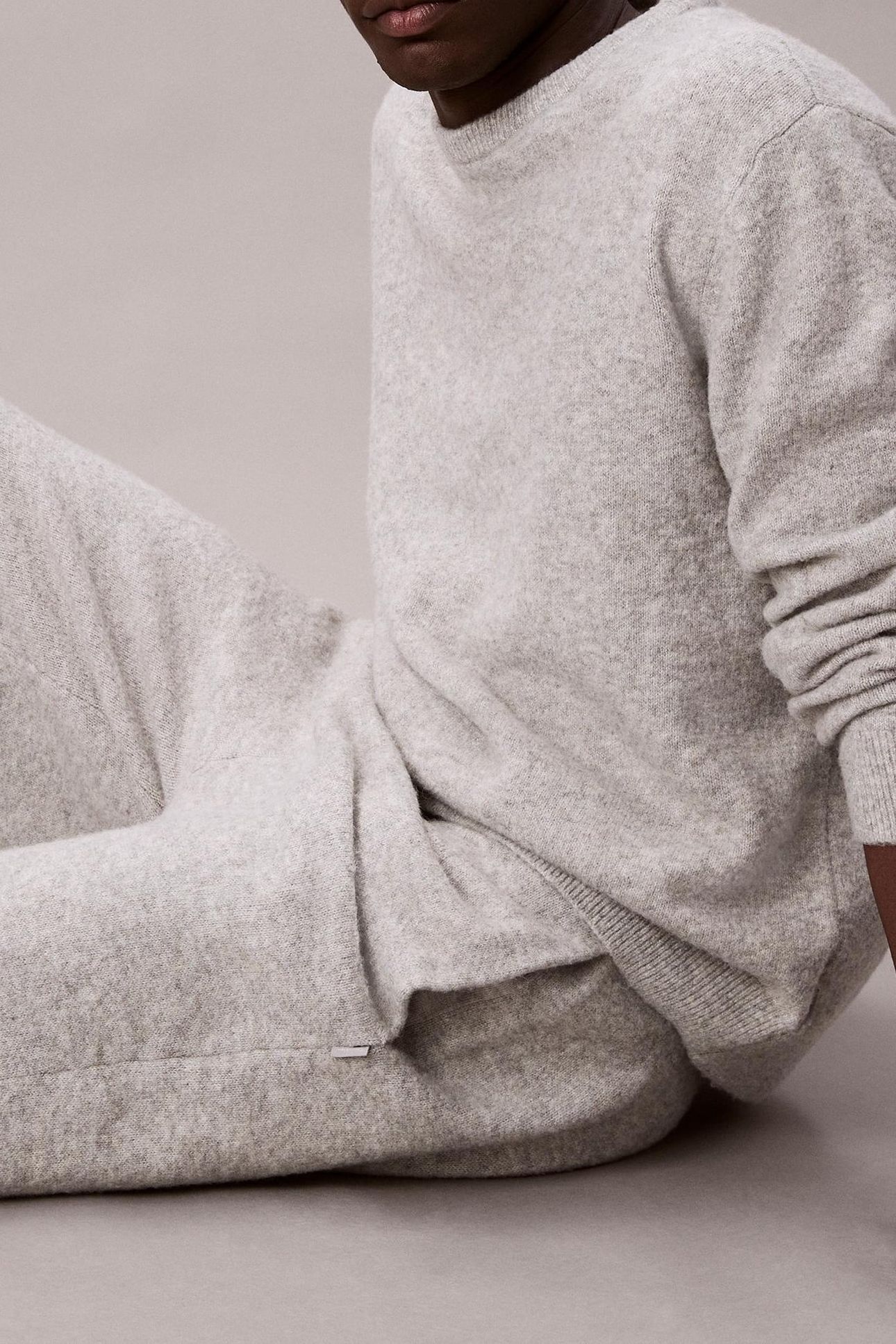 SWEATER CREW GREY HEATHER 5