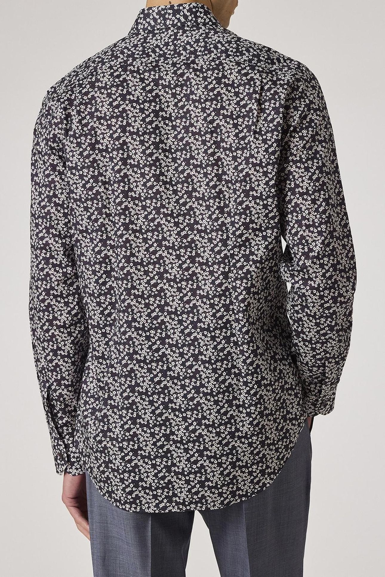 MENS S/C TAILORED FIT SHIRT DARK VIOLET 3