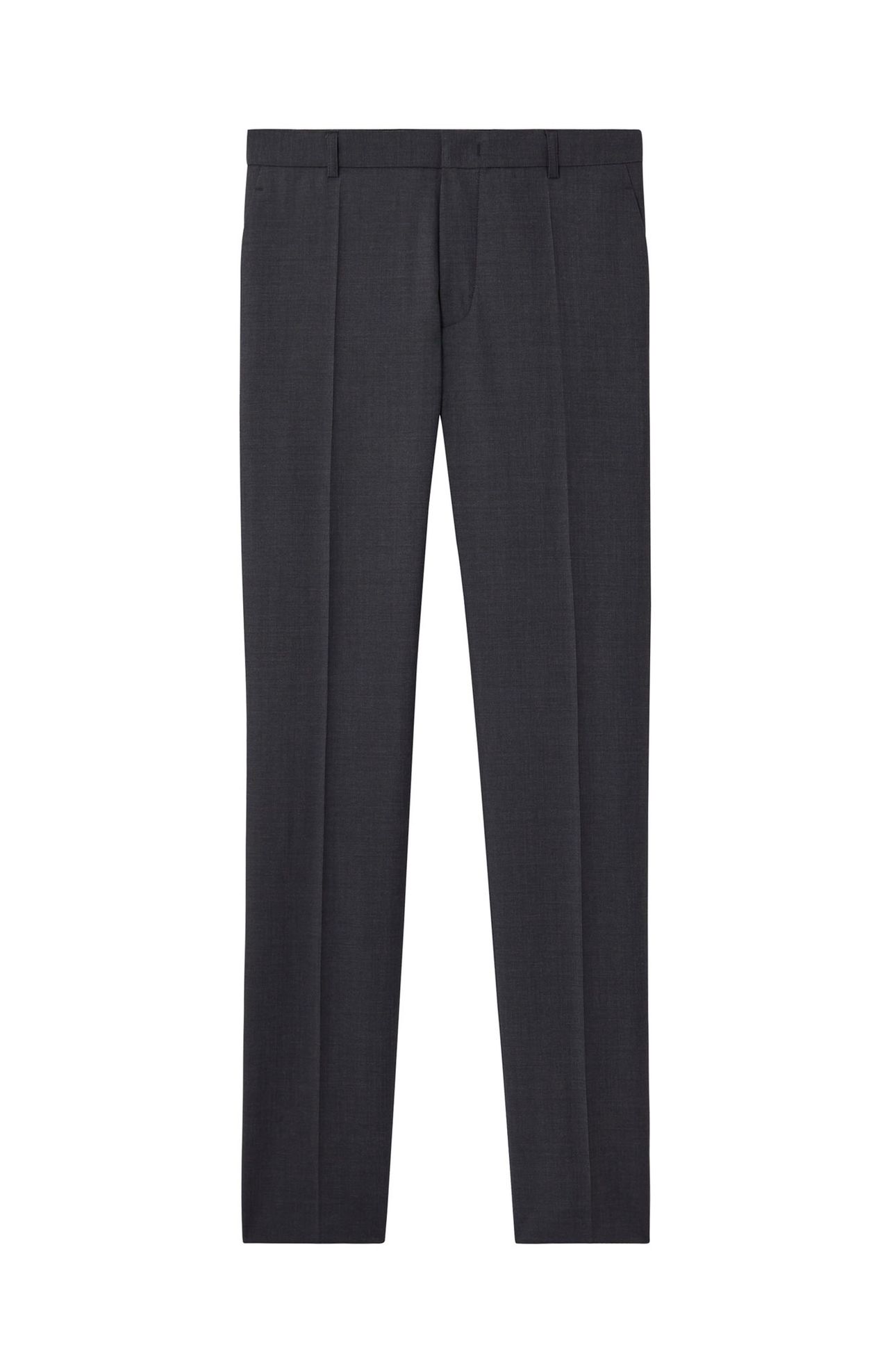 UNISEX TROUSERS FORMAL HEATHERED GREY 1