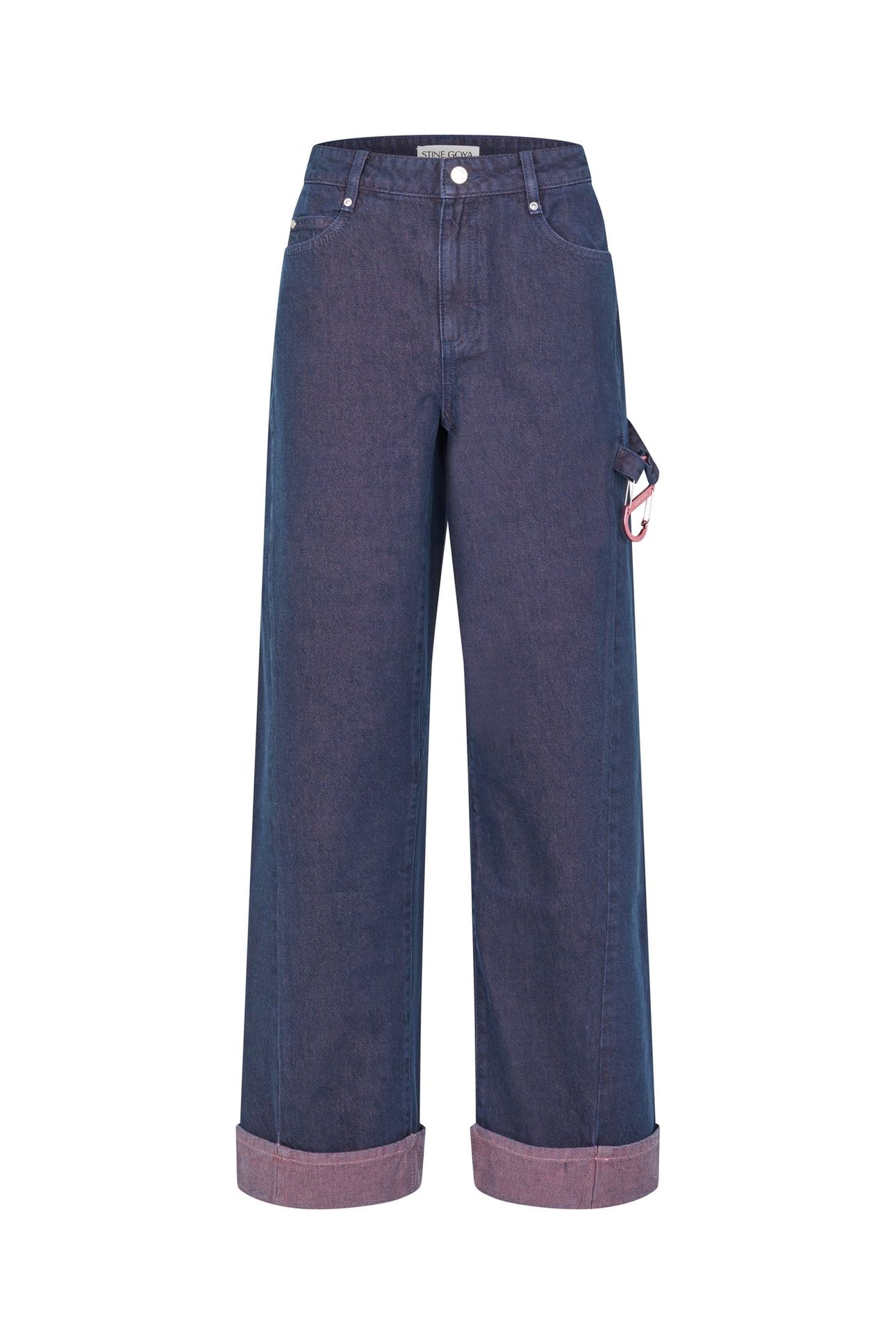 TWIST KNEE SEAMS PANTS DUSKY/DRIED ROSE 3