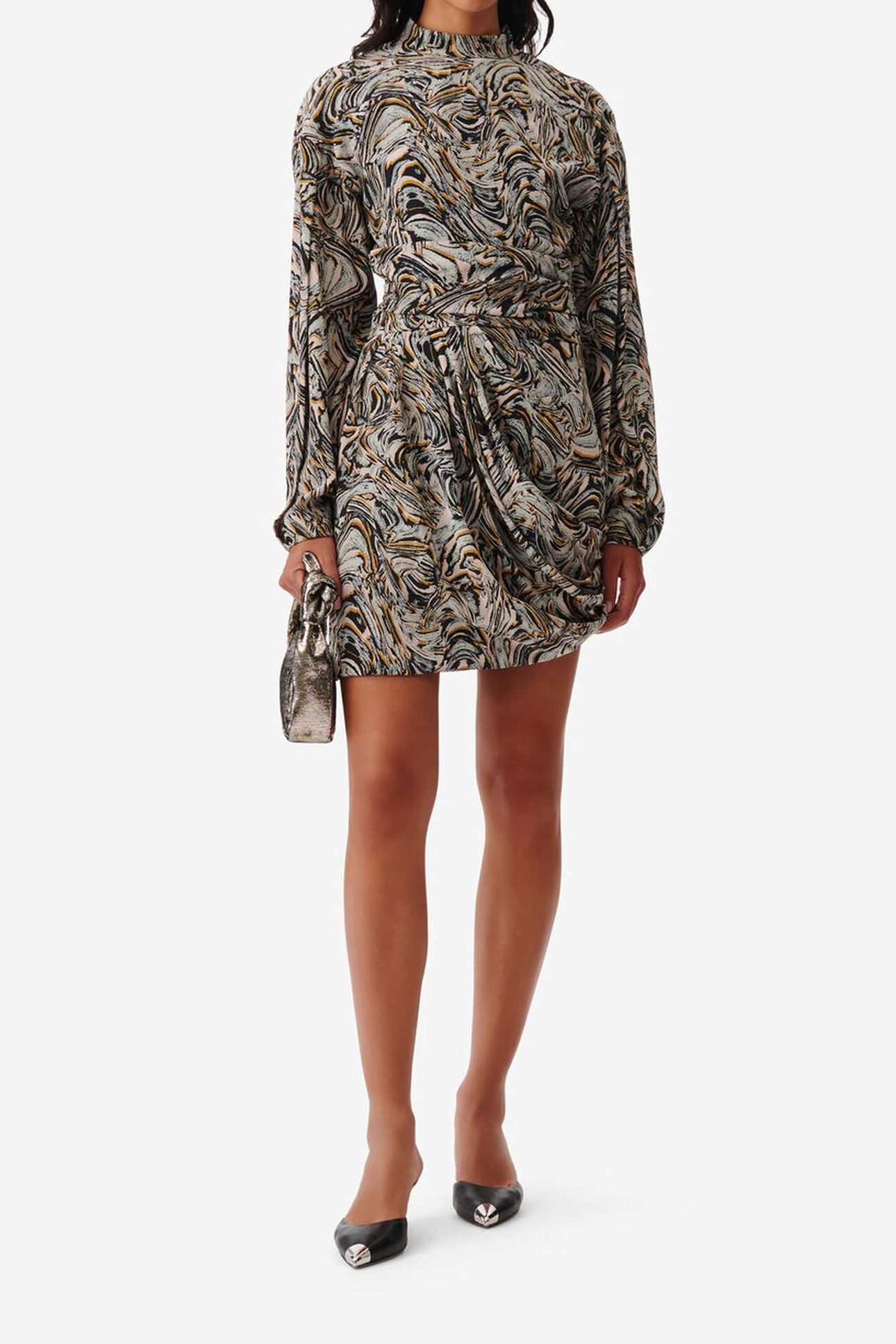 FRANCIA DRESS BEIGE MULTICO 1