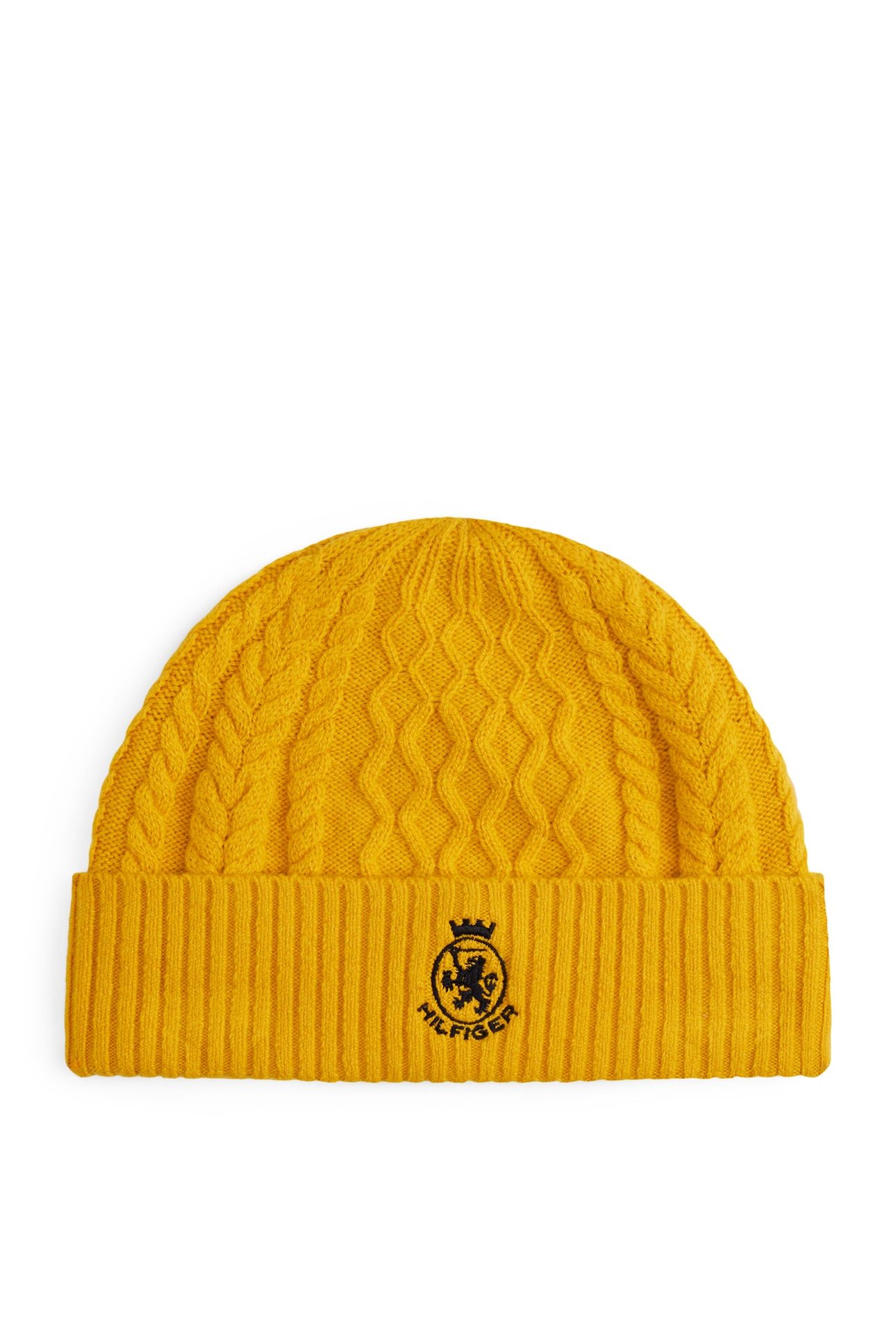 TH CREST KNIT BEANIE COUNTRYSIDE YELLOW/SPACE BLUE 1