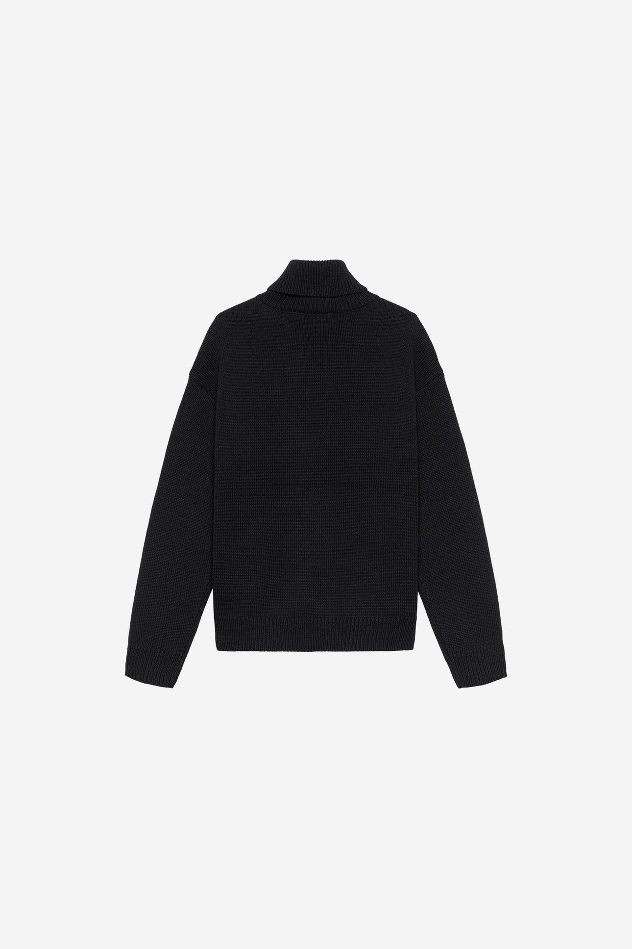 GINOO COL SWEATER BLACK 2
