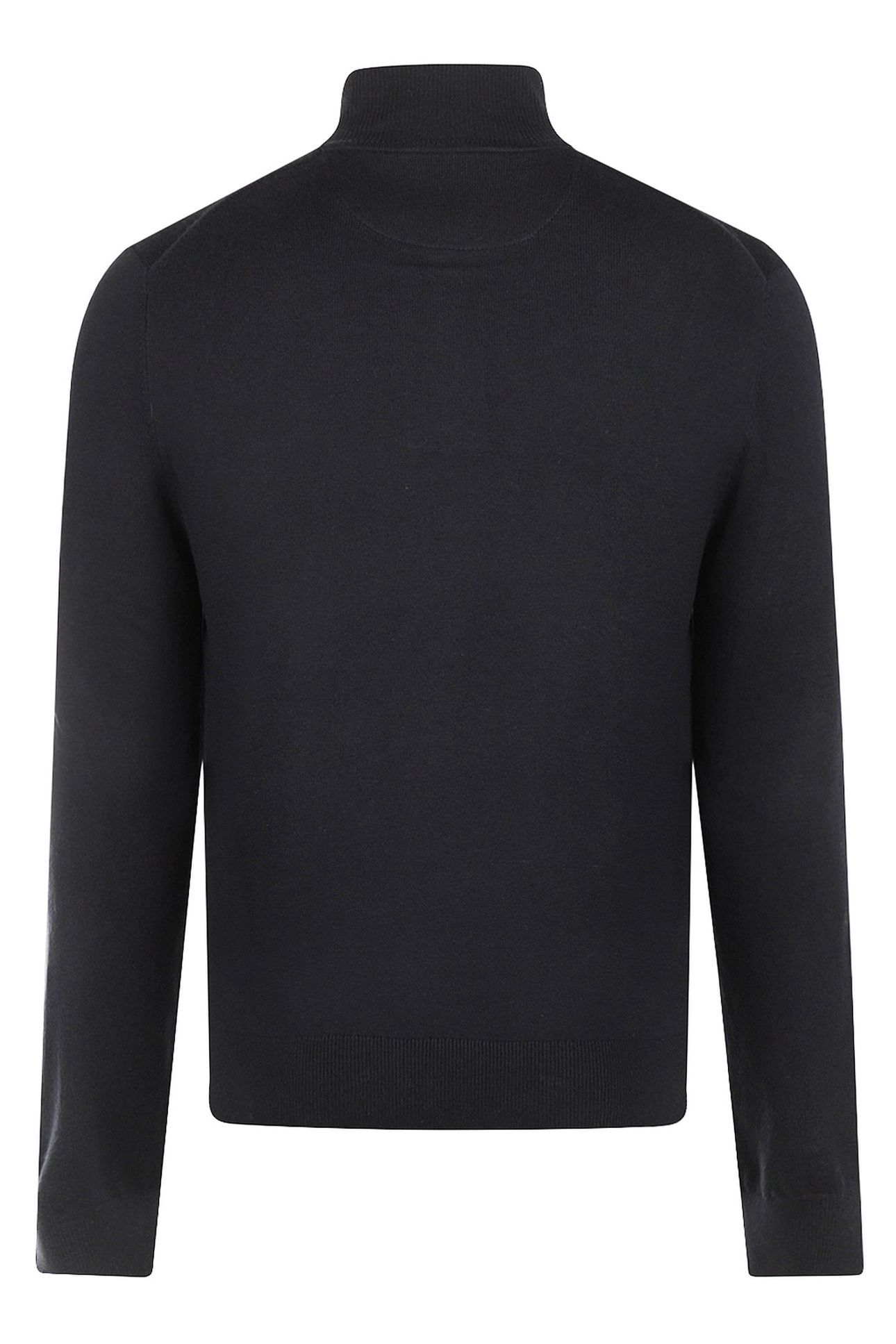 ZIP MOCK SWEATER NAVY 2