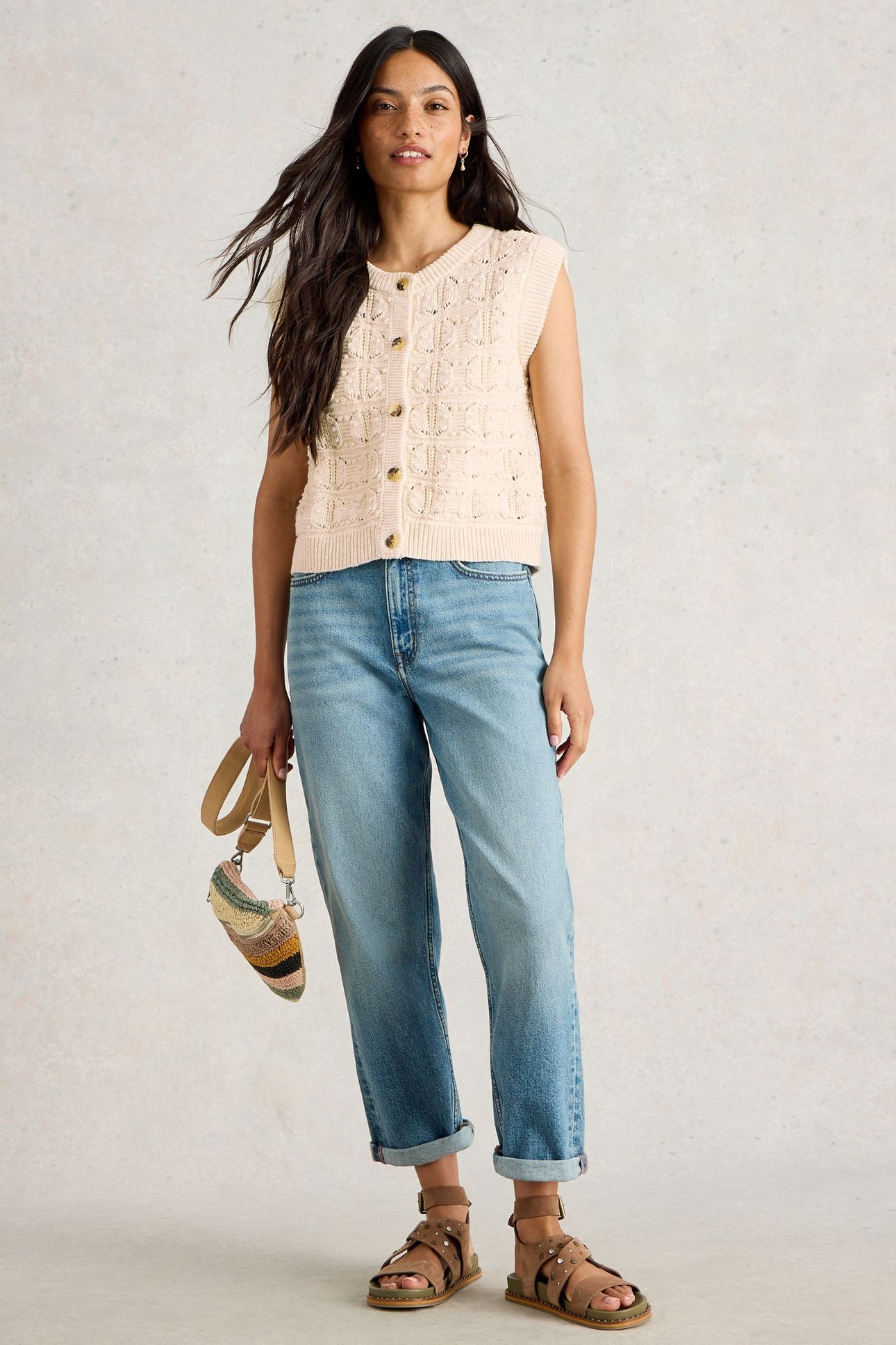 ANNA STITCH TANK LIGHT NATURAL 2