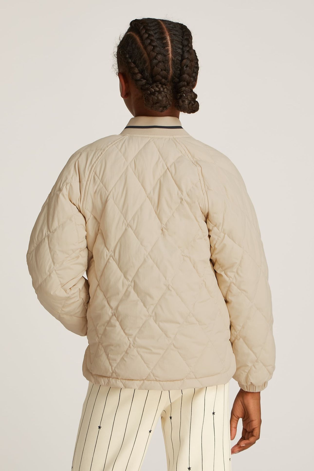 UNISEX U QUILTED JACKET CLASSIC BEIGE 2