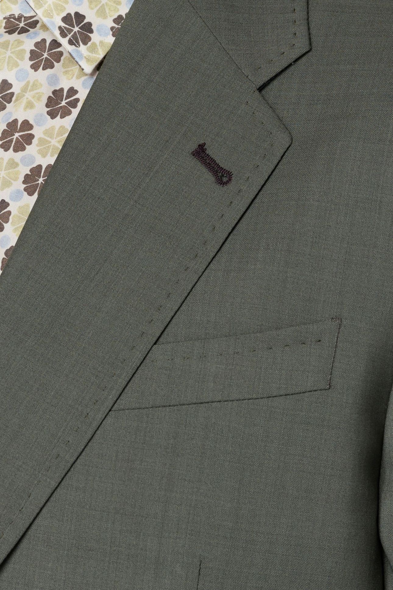 MENS 2 BUTTON JACKET PETROL GREEN 10