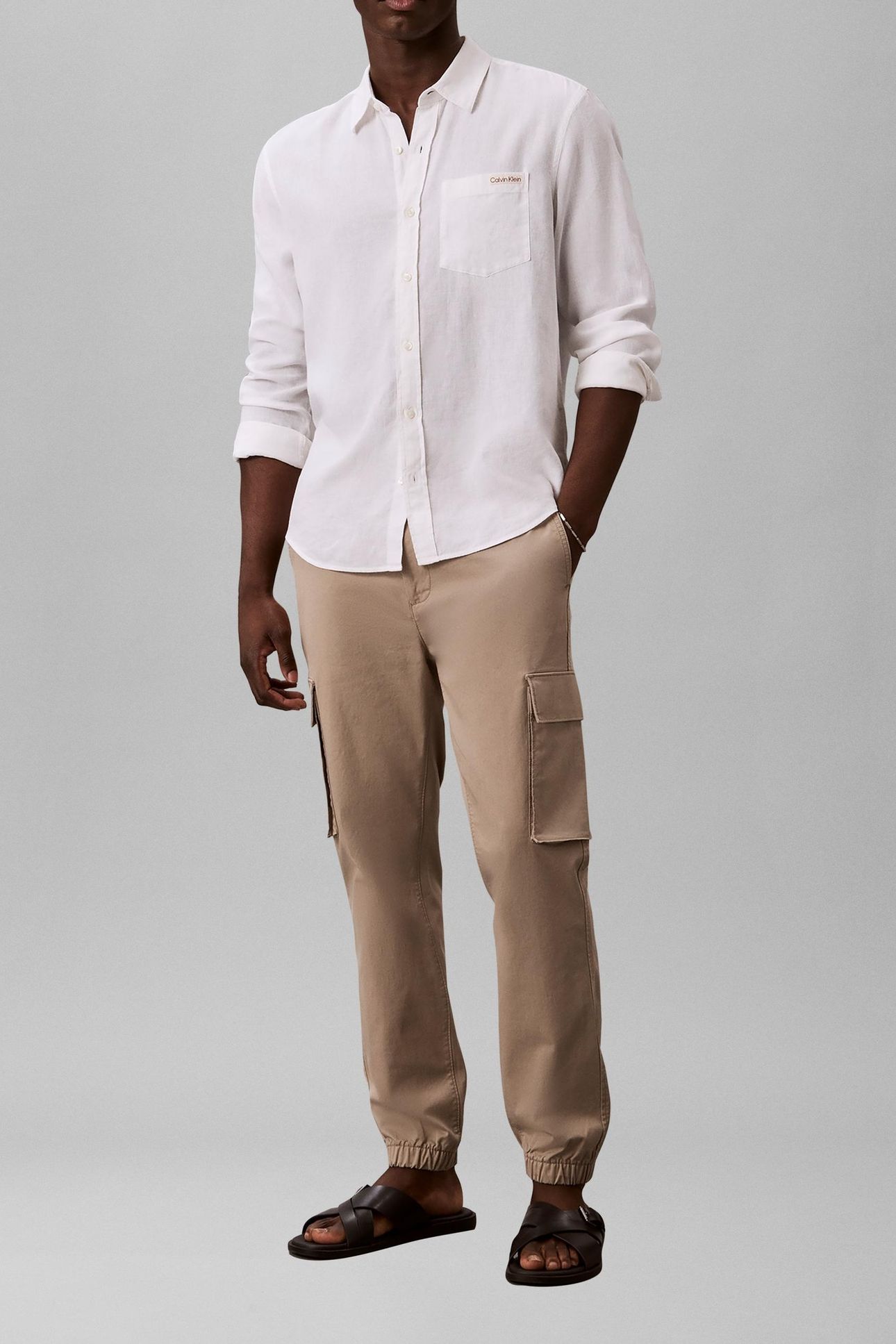 SKINNY COMFORT COTTON VINTAGE KHAKI 3