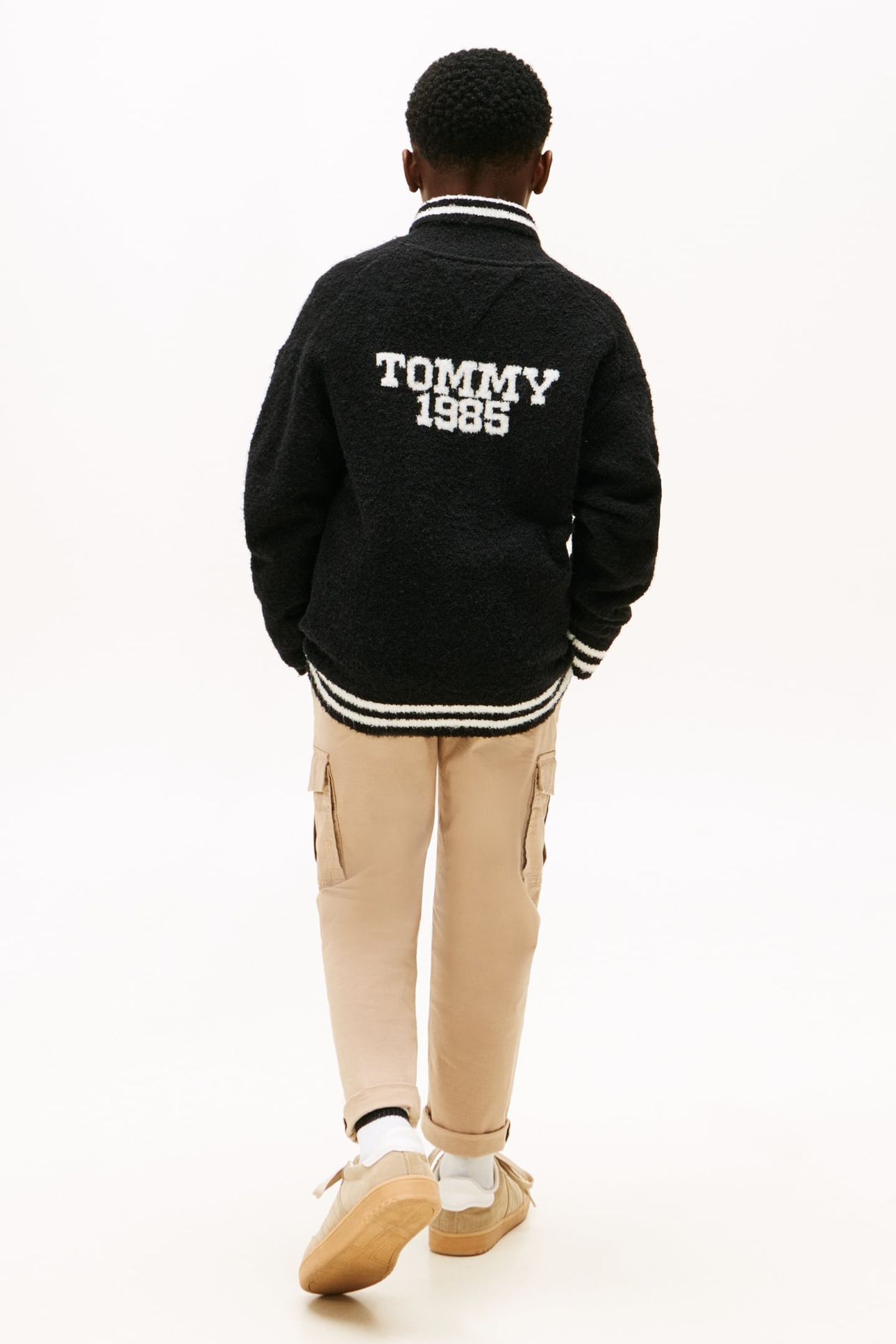BOYS WOOL BLEND SWEATER BLACK 2