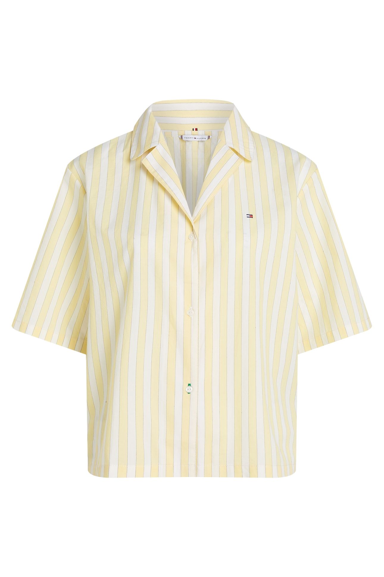 SS POPLIN SHIRT SHIRTING STRIPE CITRONELLA 4