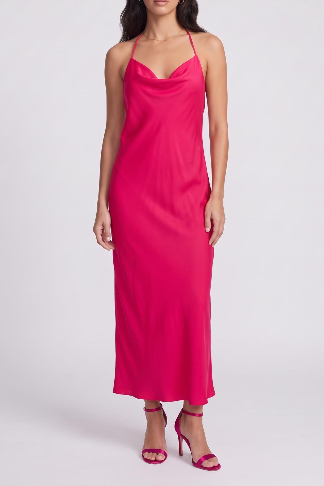 MID-LENGTH DRESS ROSE 1