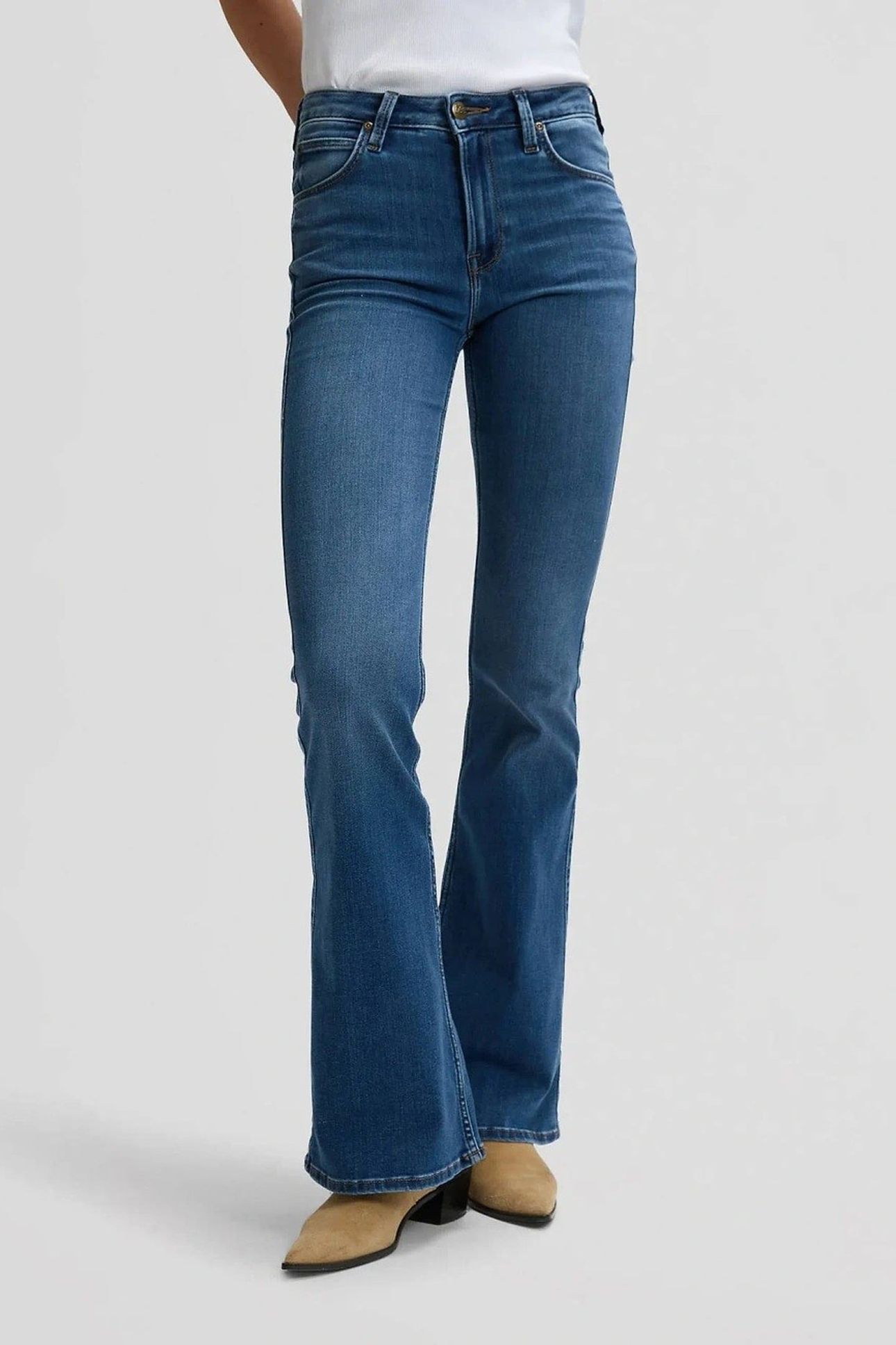 BREESE - CLIMB HIGHER - HIGH RISE FLARE BLUE 1