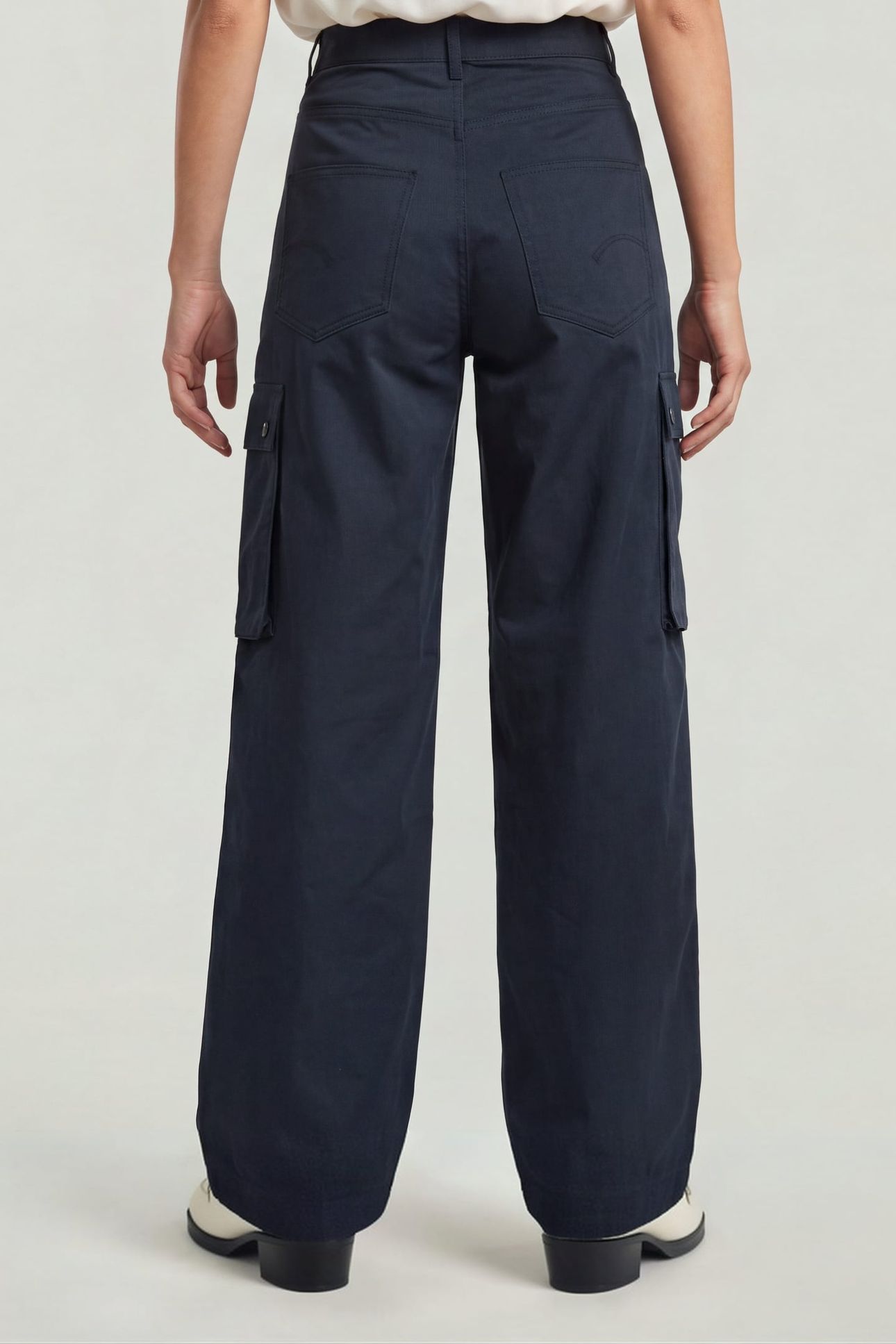 HIGH WAIST CARGO BLUE 2