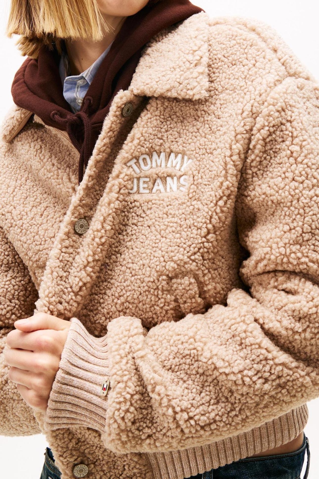 TJW TEDDY VARSITY BOMBER MALTED MILK 5