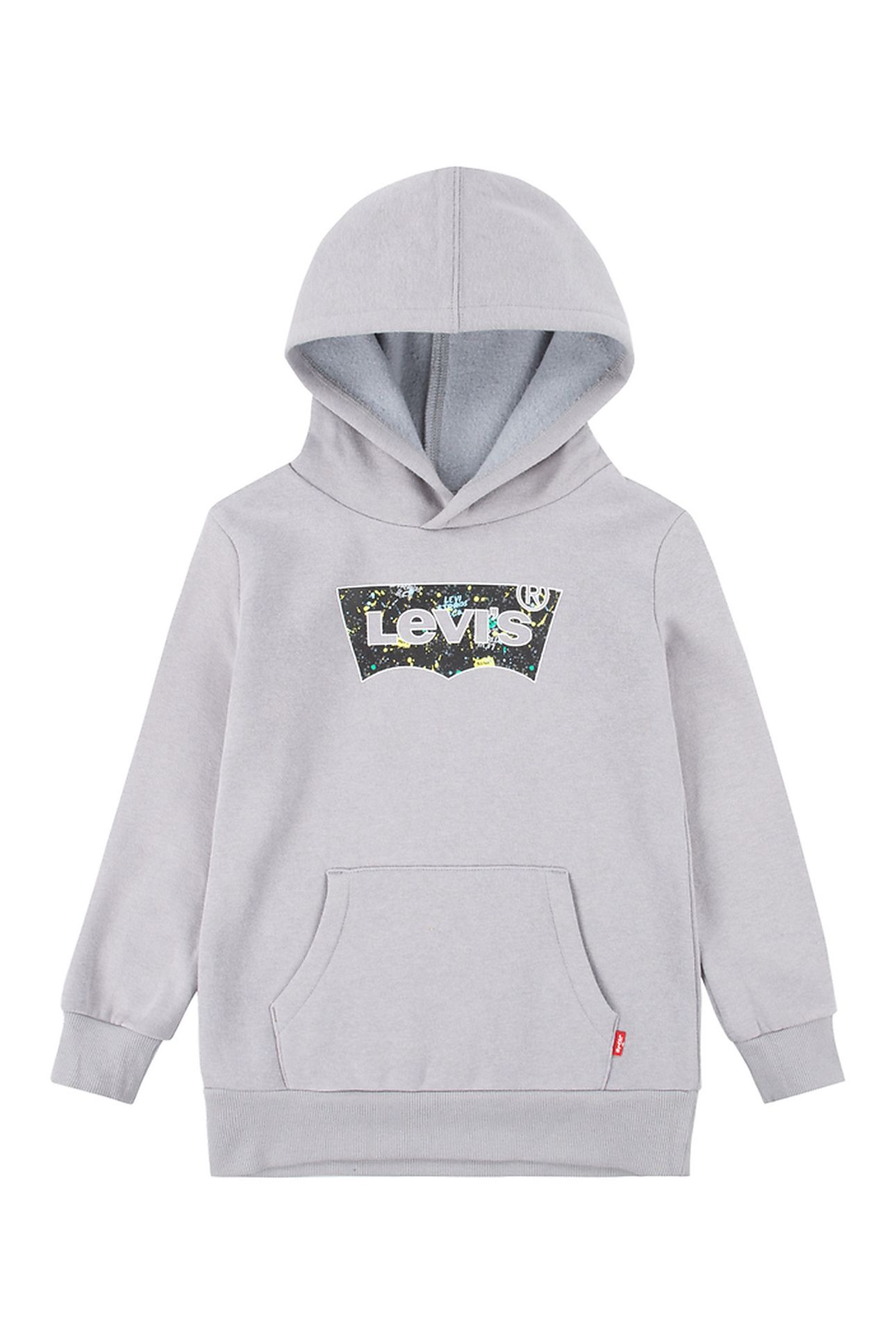 BOYS BATWING FILL HOODIE SHARKSKIN 1