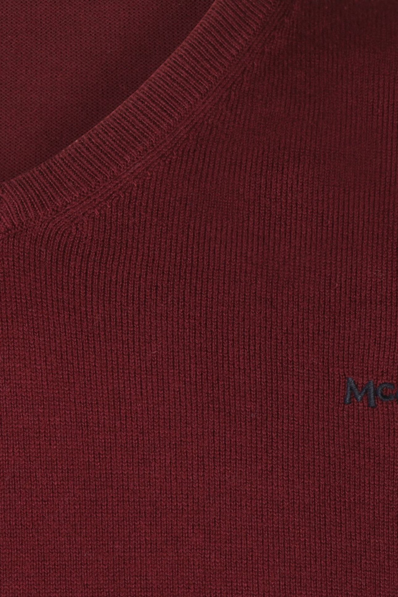 V-NECK SWEATER BURGUNDY 3