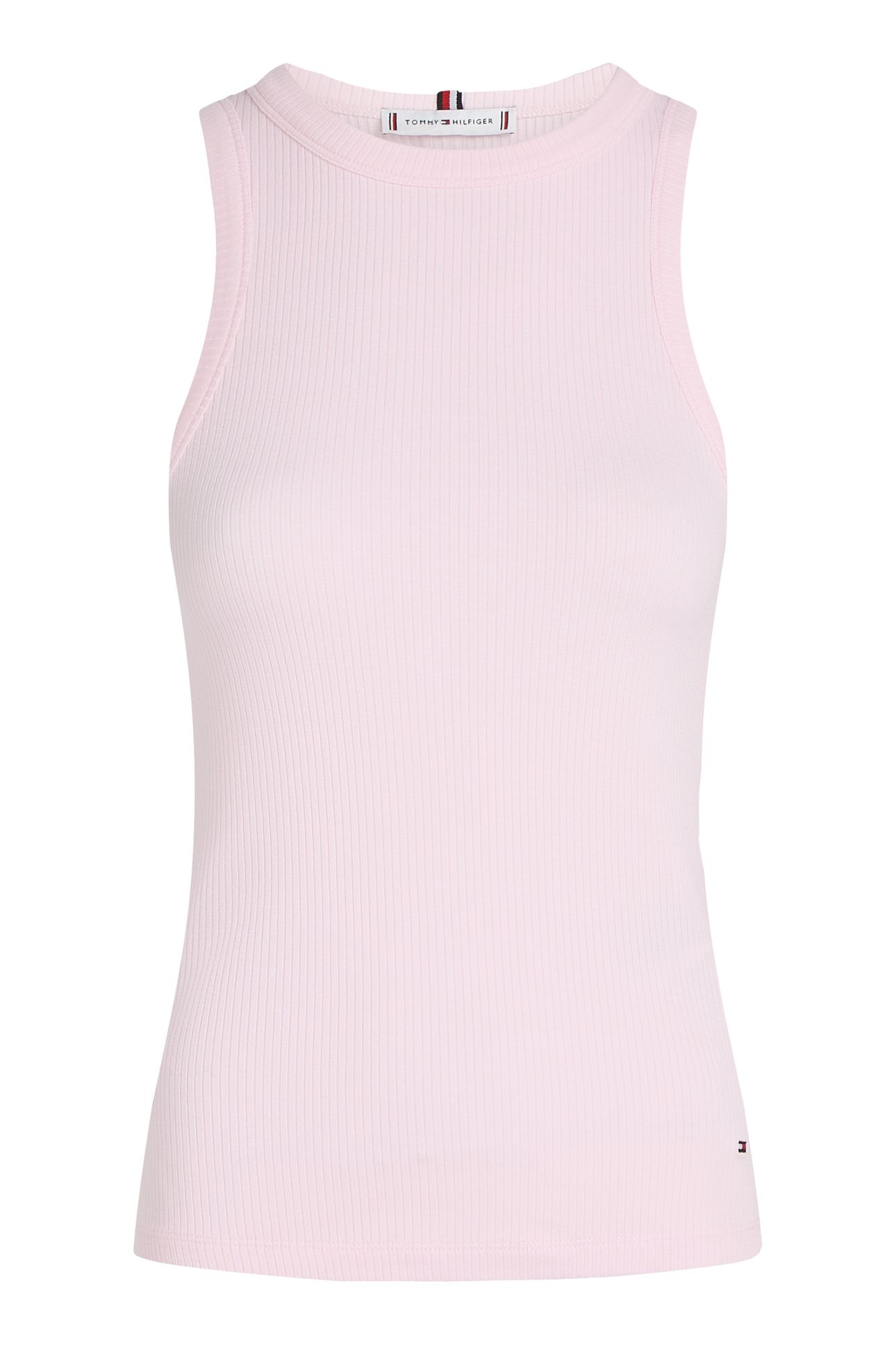 SLIM 5X2 RIB TANK TOP LIGHT PINK 4