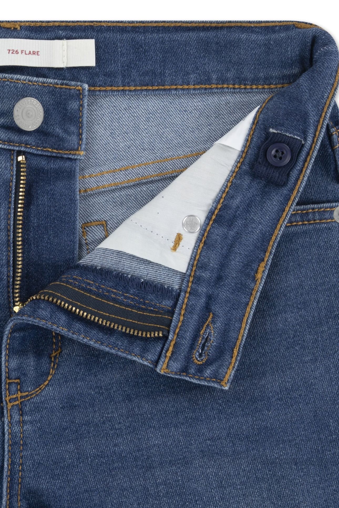 GIRLS 726 HIGH RISE FLARE JEAN DOUBLE TALK 5