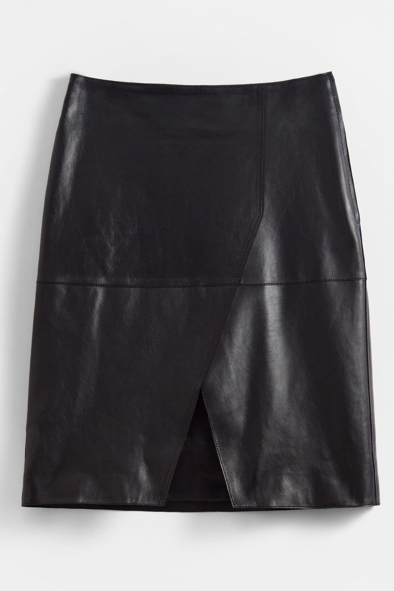 ST DAVINA LEATHER SKIRT BLACK 3