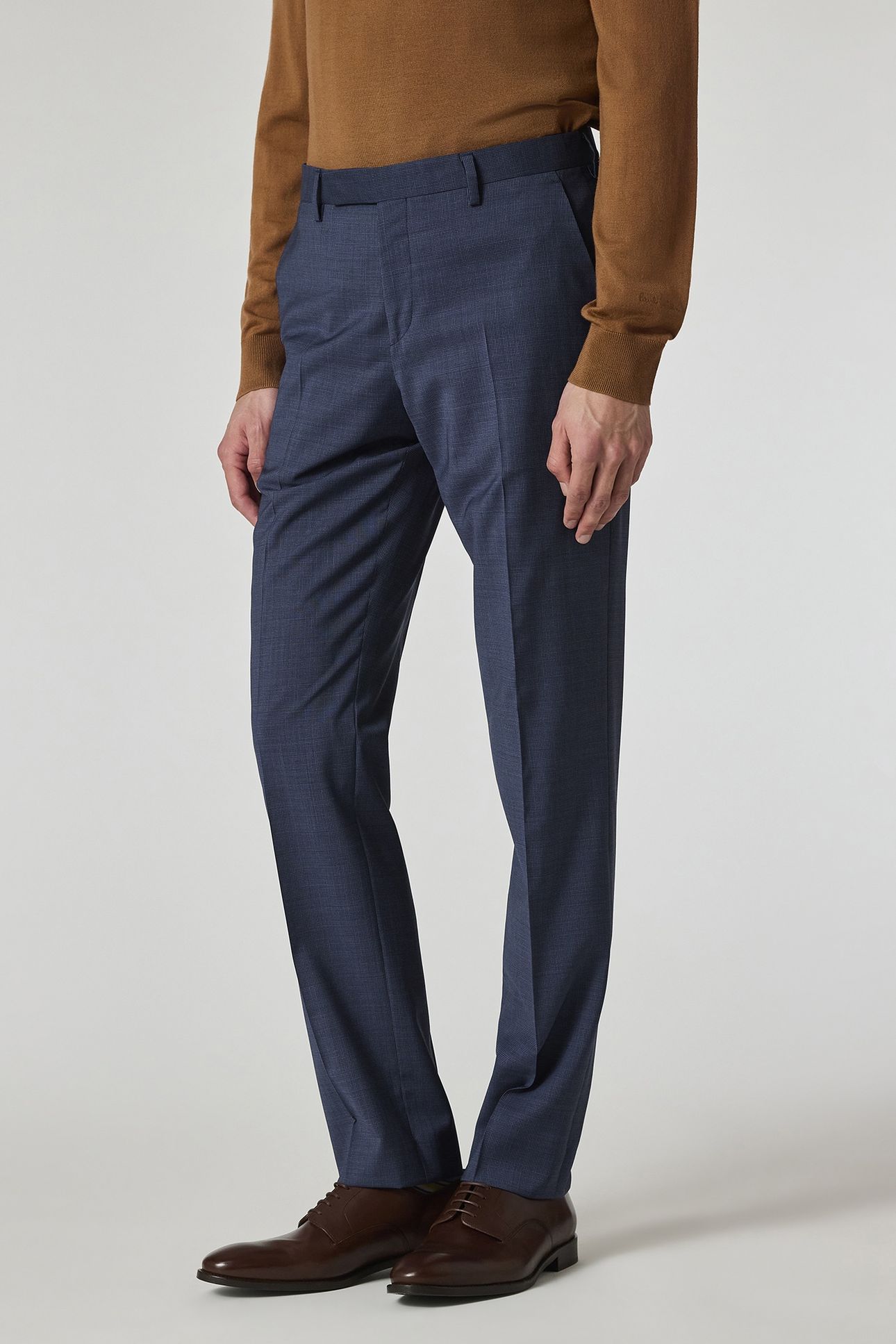 MENS TAILORED FIT 2BTN SUIT INKY BLUE 1