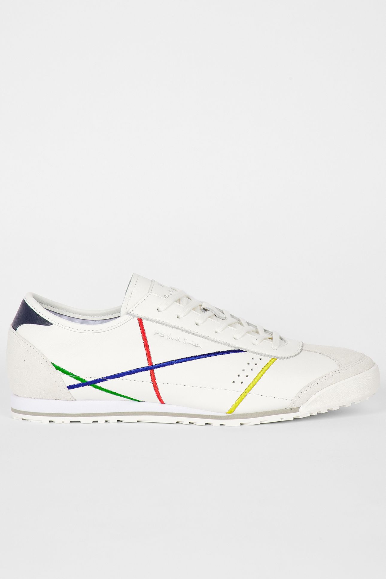 MENS SHOE MESTRE WHITE EMBROIDERY WHITE 2
