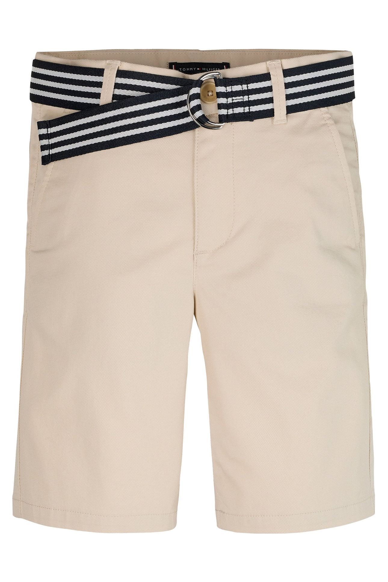 BOYS WOVEN BELTED SHORT CLASSIC BEIGE 3