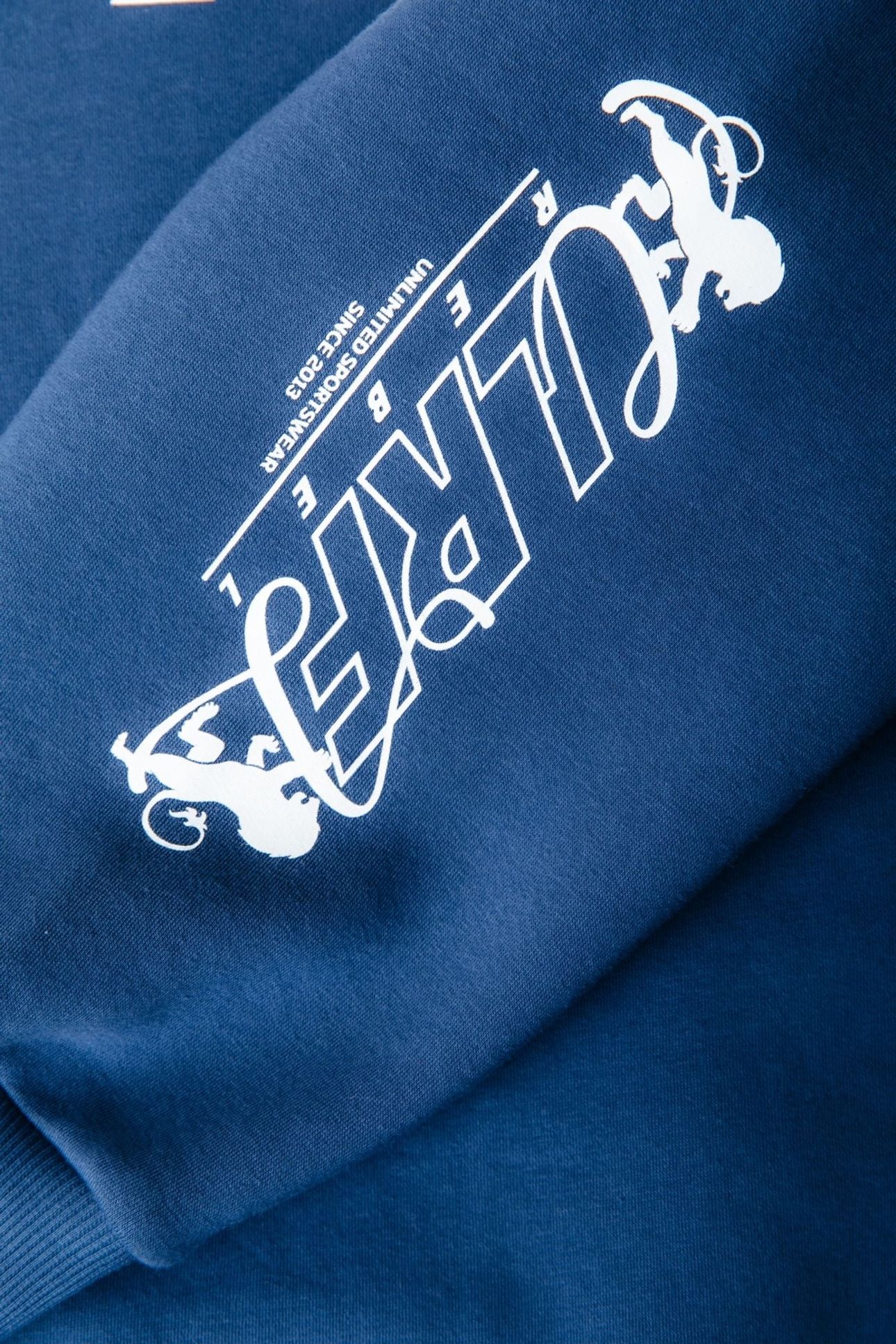 LOGOS DROPPED SHOULDER SWEAT DEEP COBALT 6