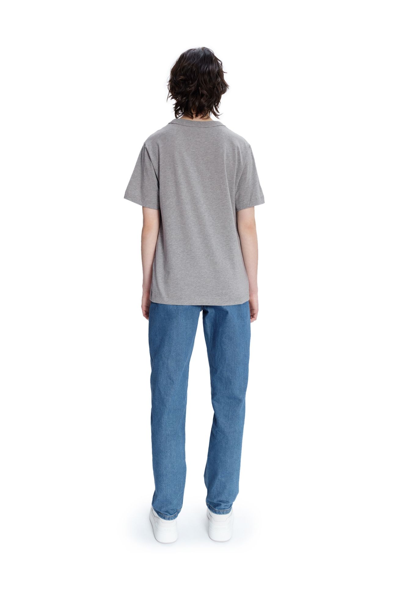 UNISEX T SHIRT UNISEX HEATHERED GREY 2