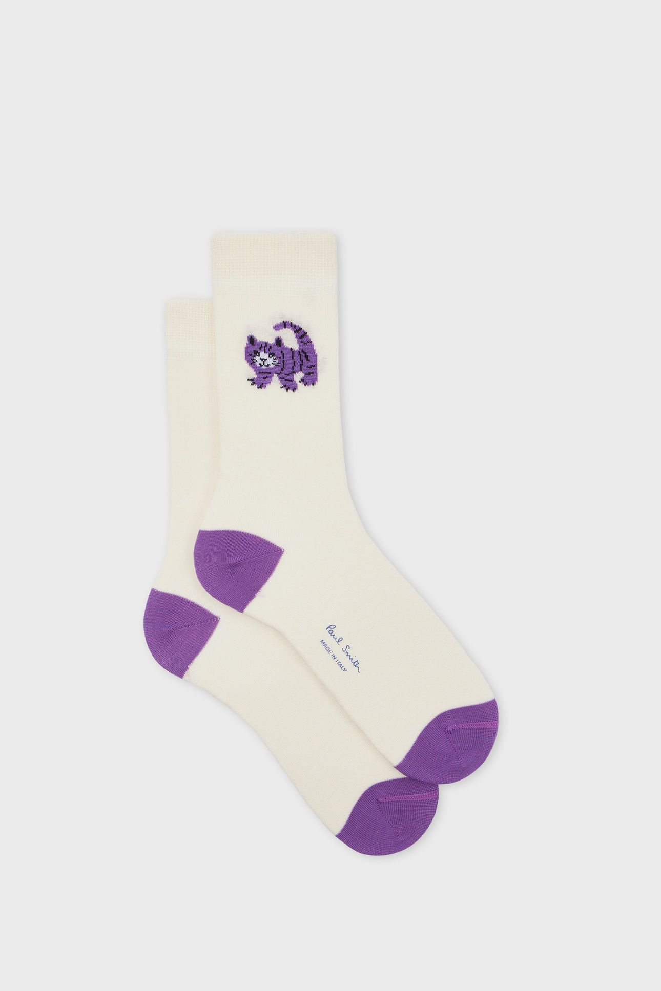 WOMEN SOCK JANIS CAT OFF WHITE 1