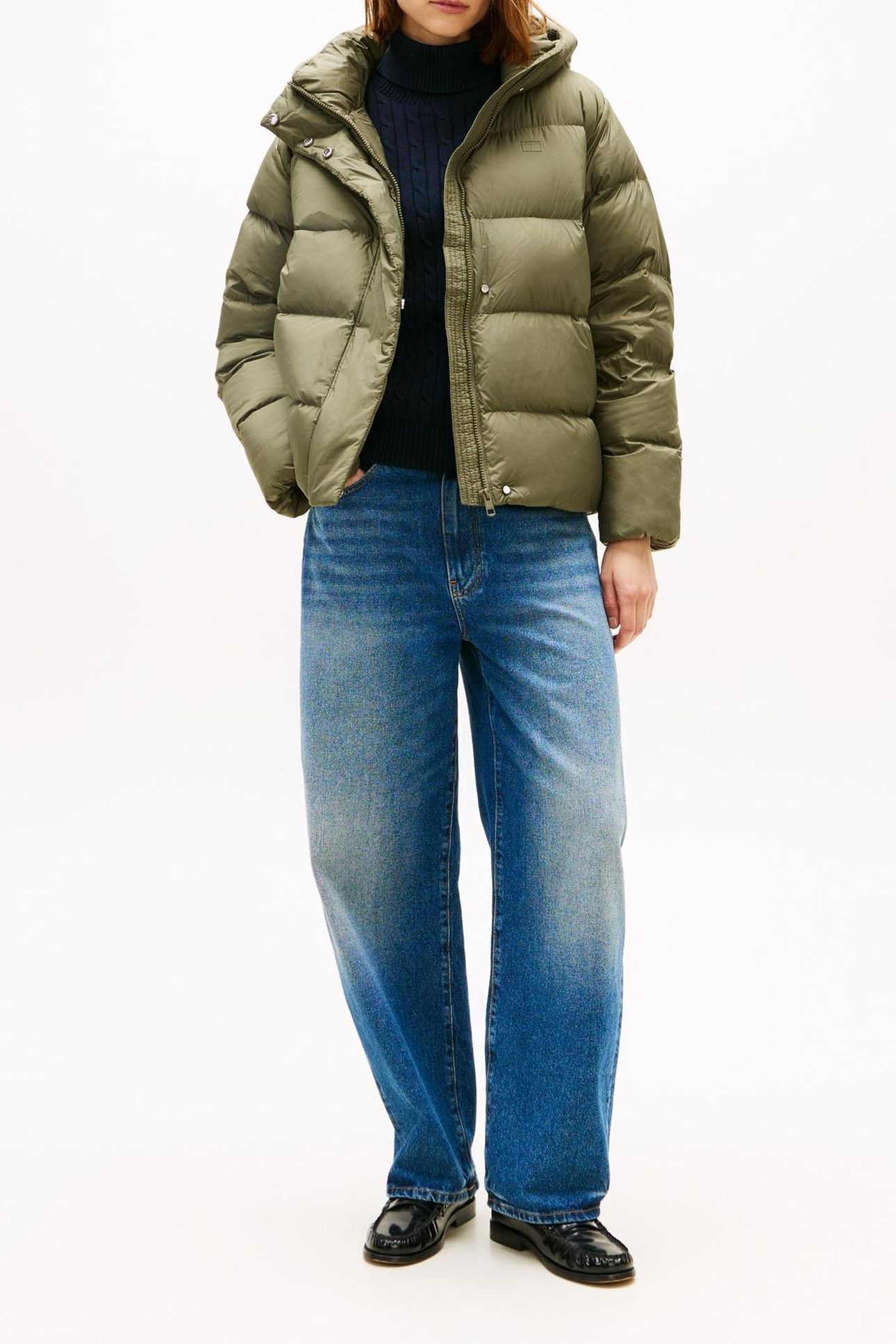 MODERN DOWN REG JACKET UTILITY OLIVE 1