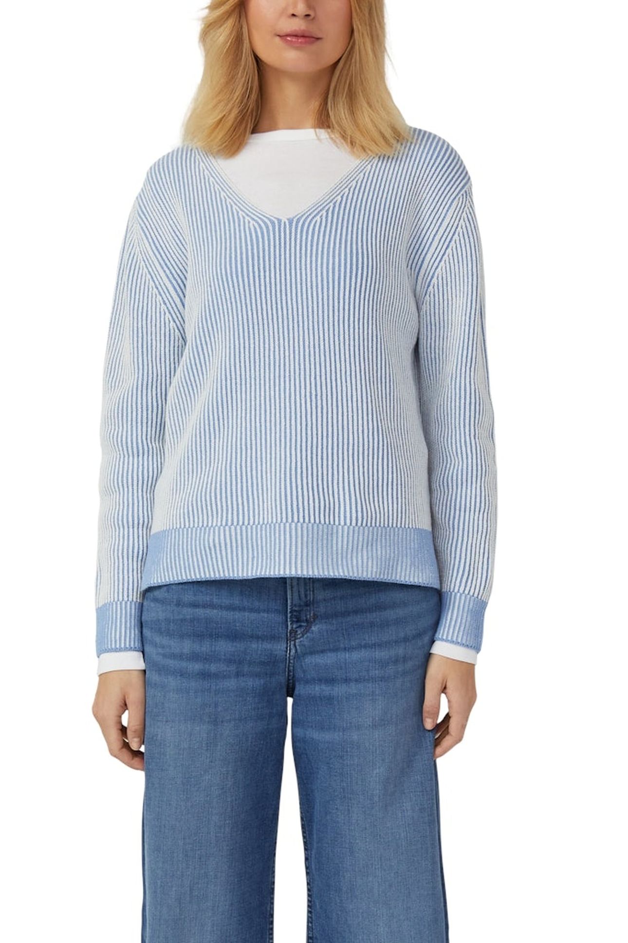 S.OLIVER PULLOVER BLUE 1