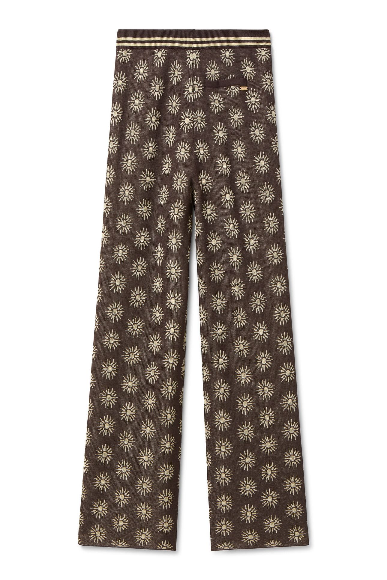 DRAWSTRING PANT SEAL BROWN/ REED YELLOW 4