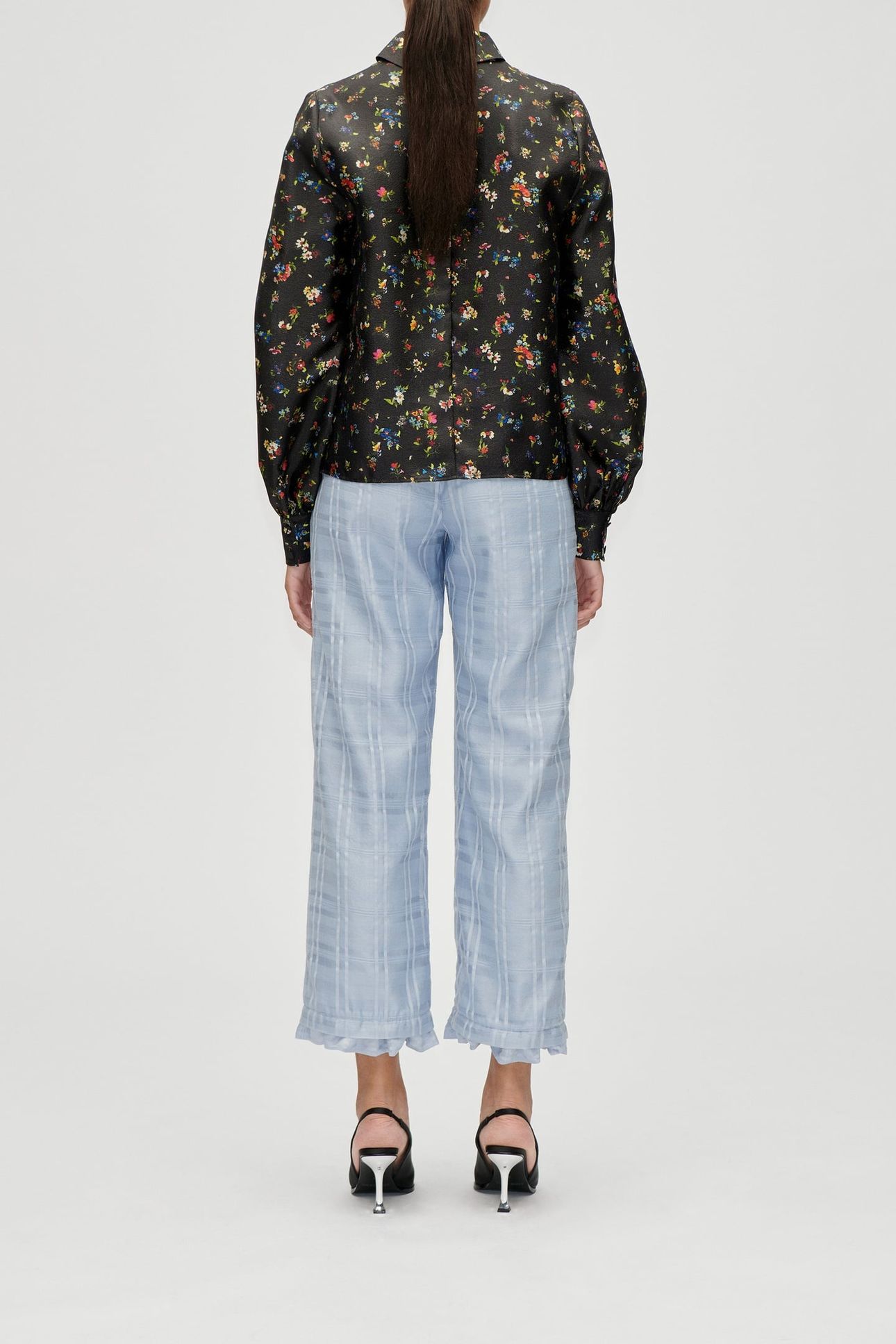 GATHERED LONG SLEEVE TOP MAGNOLIA GARDEN 2