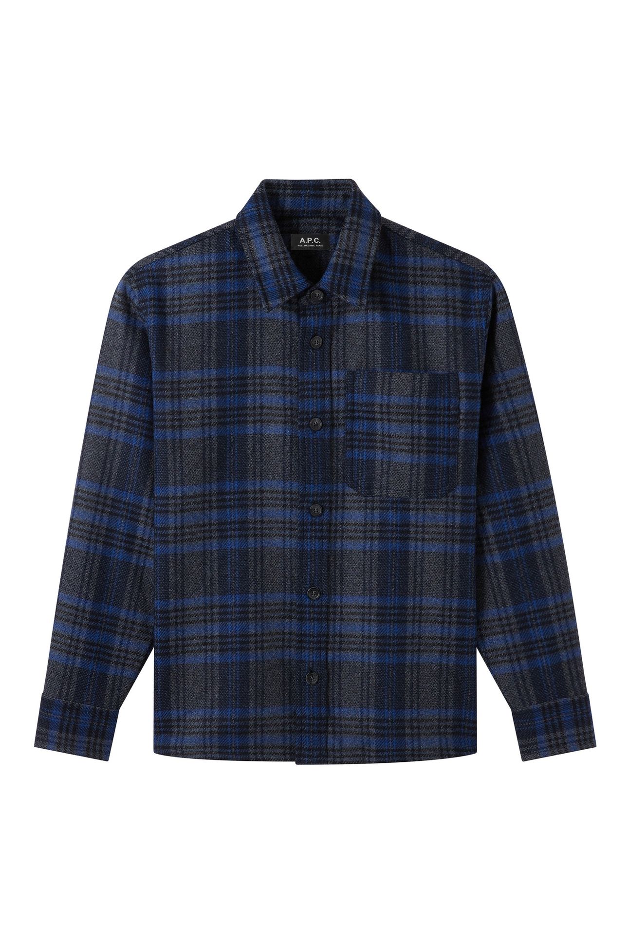 UNISEX OVERSHIRT BASILE HEATHERED GREY 2