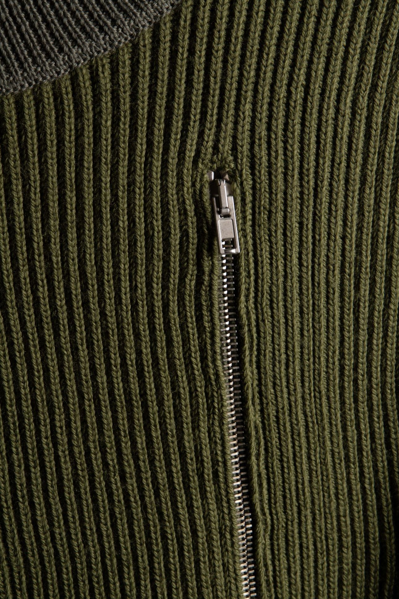 SLEEVELESS SHIRT WITH ZIP GREEN 4
