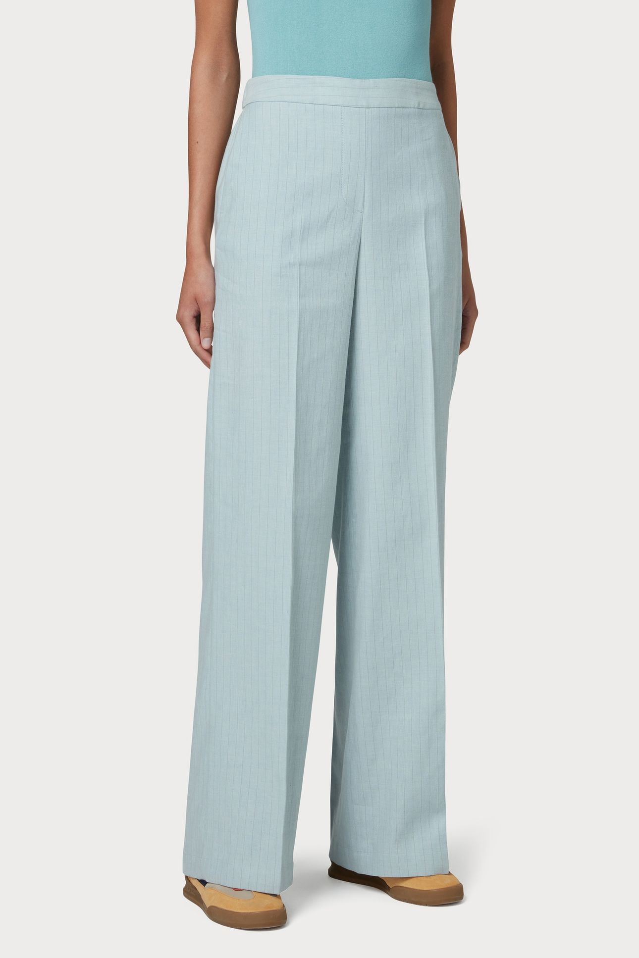 WOMENS TROUSERS LIGHT BLUE 1
