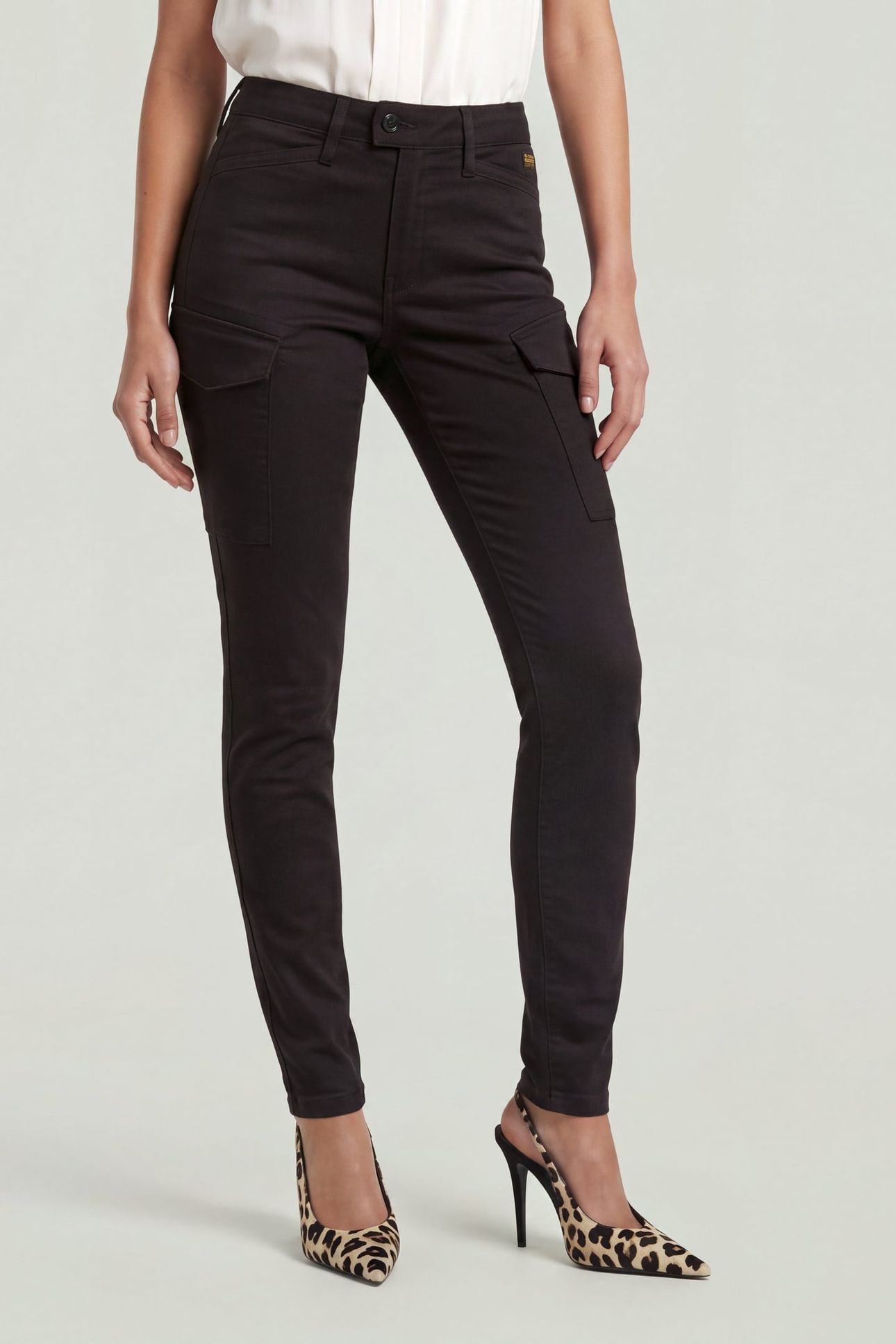 BLOSSITE G-SHAPE ARMY HIGH SKINNY BLACK 1