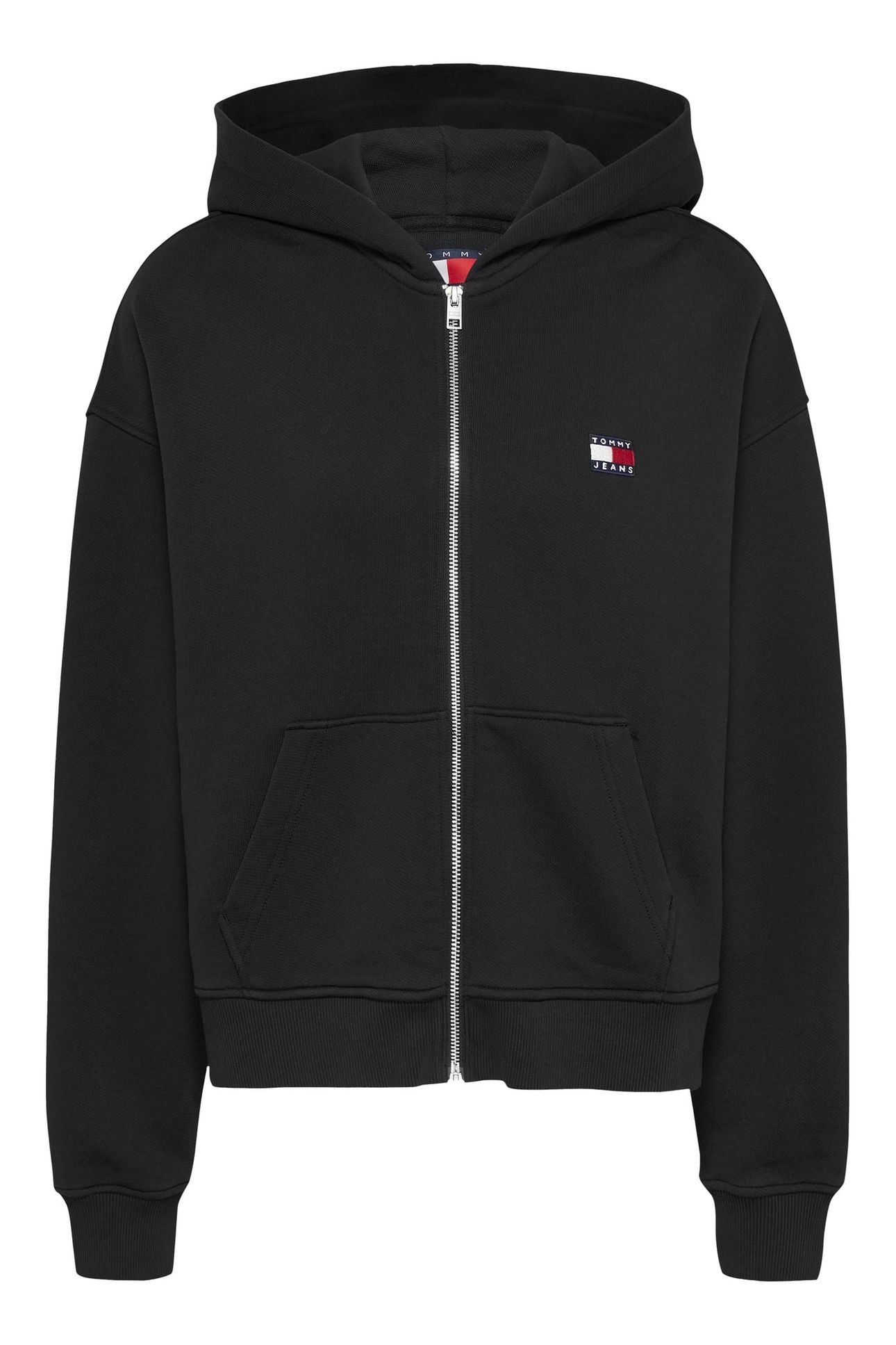 TJW BOXY BADGE ZIP BLACK 4