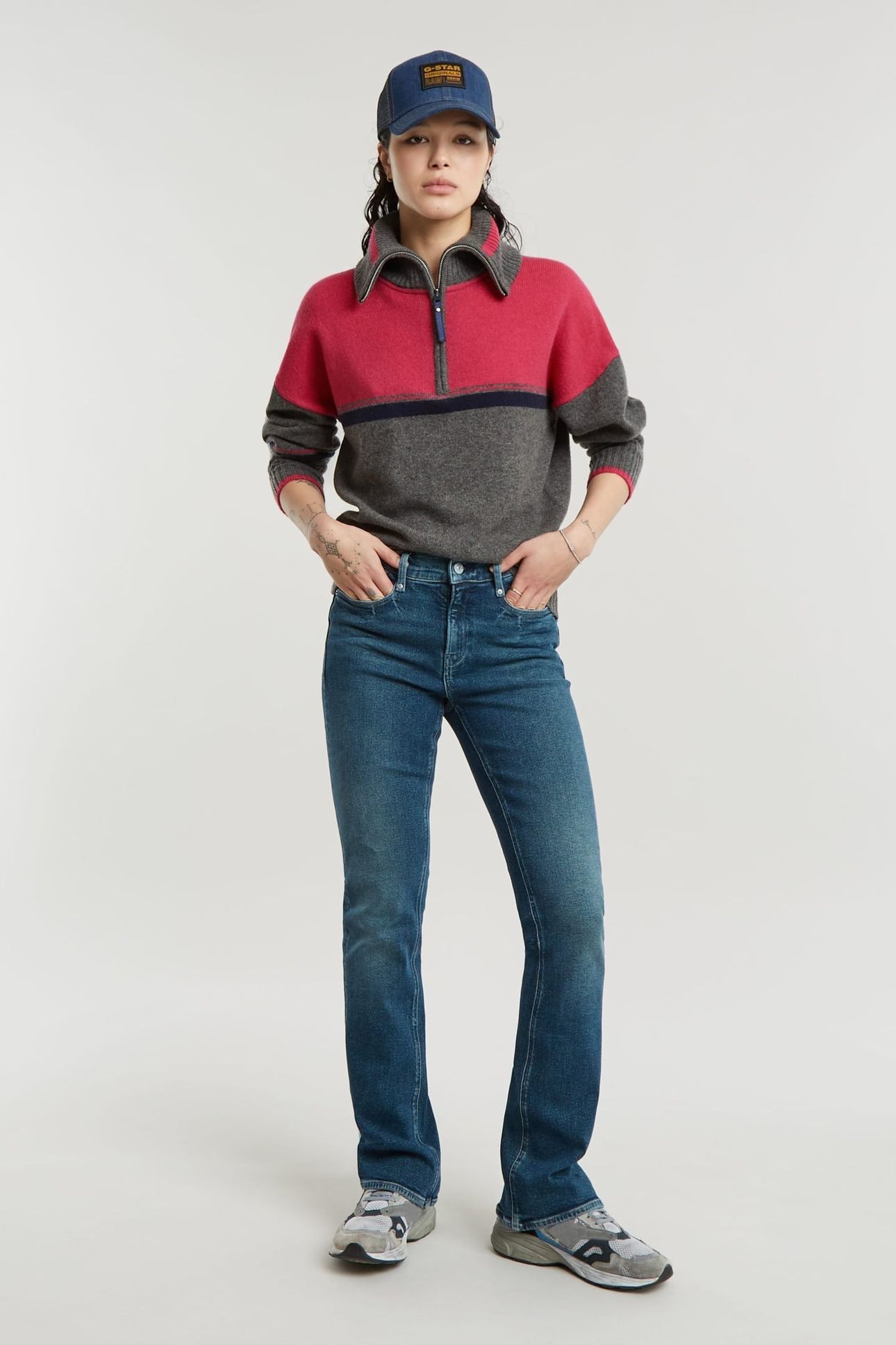 NOXER BOOTCUT MEDIUM BLUE 3