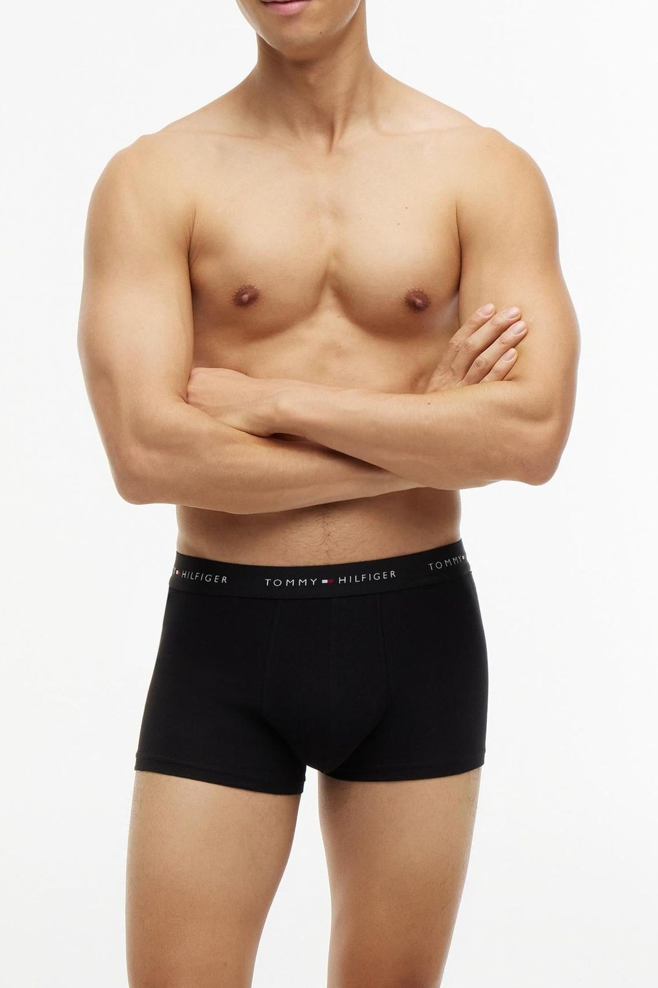3-PACK WAISTBAND TRUNK BLACK/BLACK/BLACK 3
