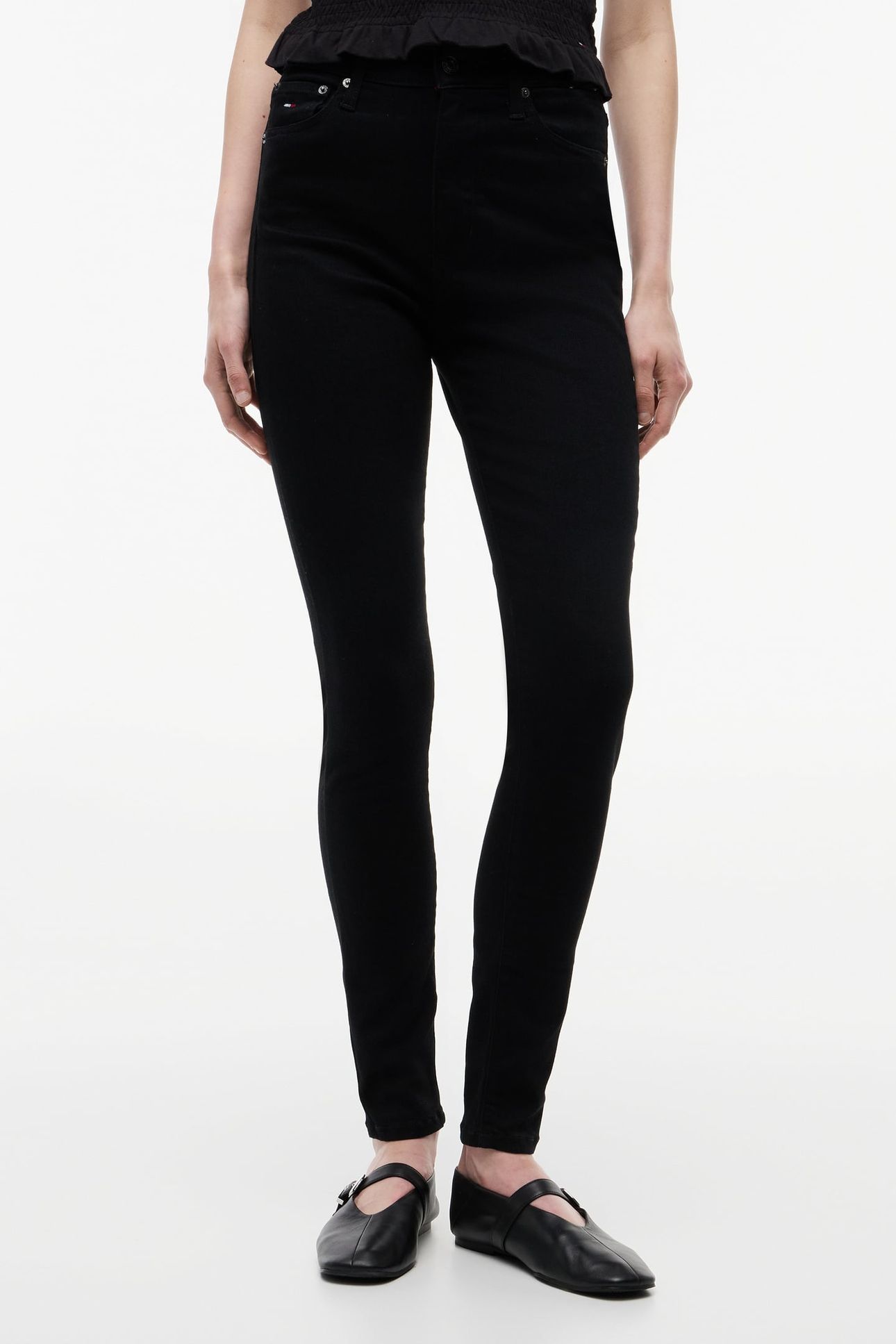 SYLVIA HIGH SKINNY DH428 DENIM BLACK 5